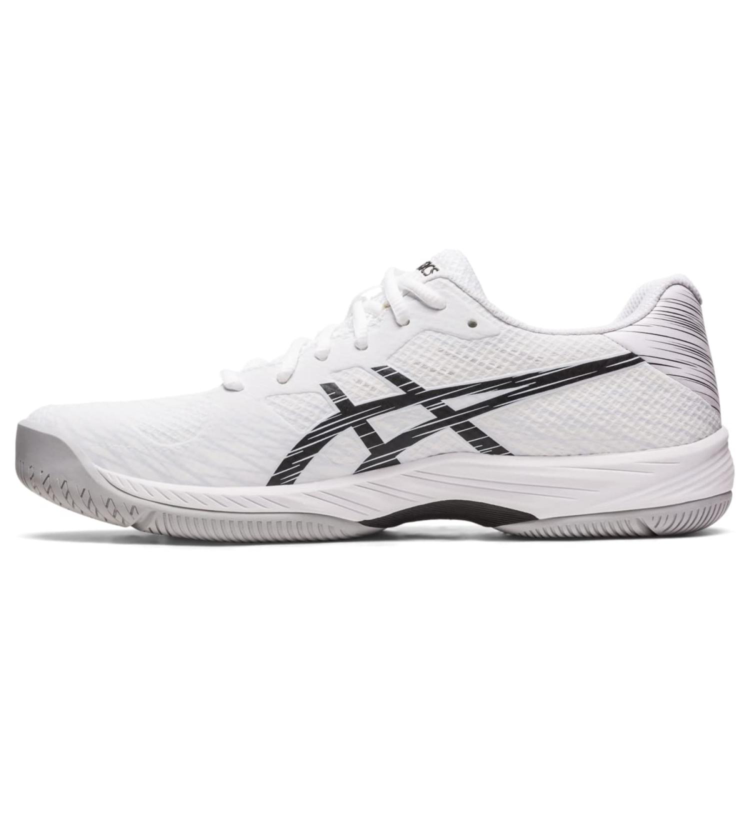 ASICS Men's Gel-Game 9 Tennis Shoes 12.5 - White/Black | Men's Court Shoes - Buy Online on SooperMarket.com