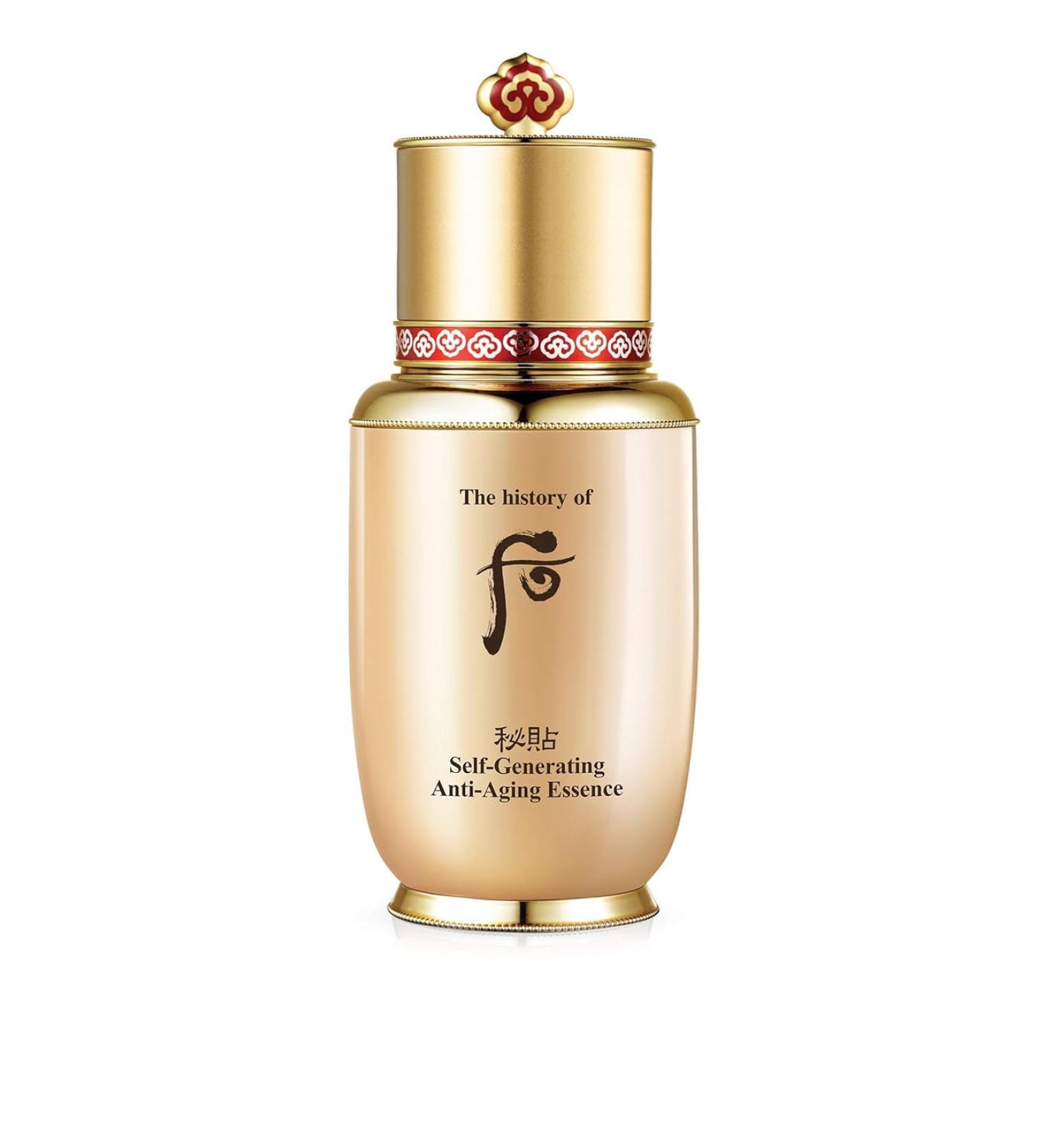 The History of Whoo Bichup Jasaeng Self-Generating Anti-aging Essence|One-Step Solution for Troubled Aging Skin & Wrinkle Improvement|Promote Self-regeneration of Rejuvenated Firm & Lifted Skin 90ml