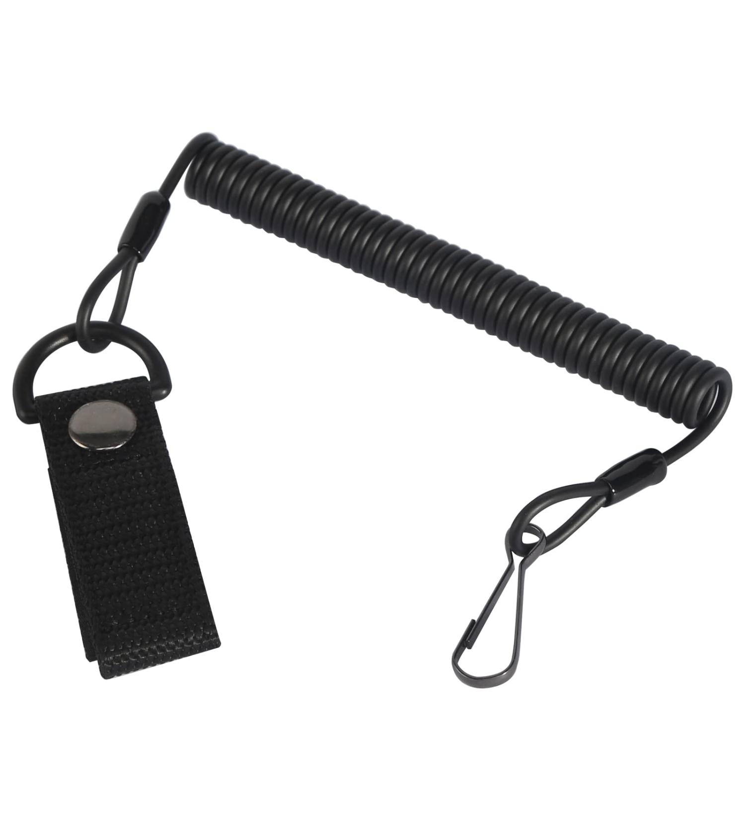 Belihome Paracord Tactical Lanyard | Elastic Fishing Key Ring | Durable Spiral Keychain Safety Rope - Buy Online on SooperMarket.com