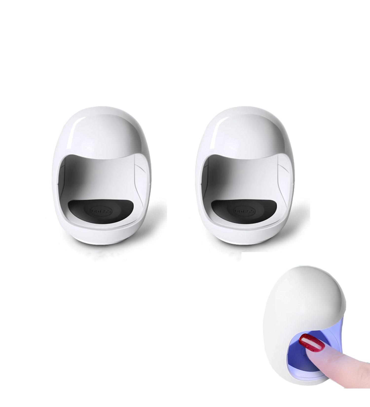 Caili UV LED Nail Lamp - 2 PCs Gel Nail Dryer with Smart Timer & Open Design for Shellac & All Gel Polishes - Buy Online on SooperMarket.com