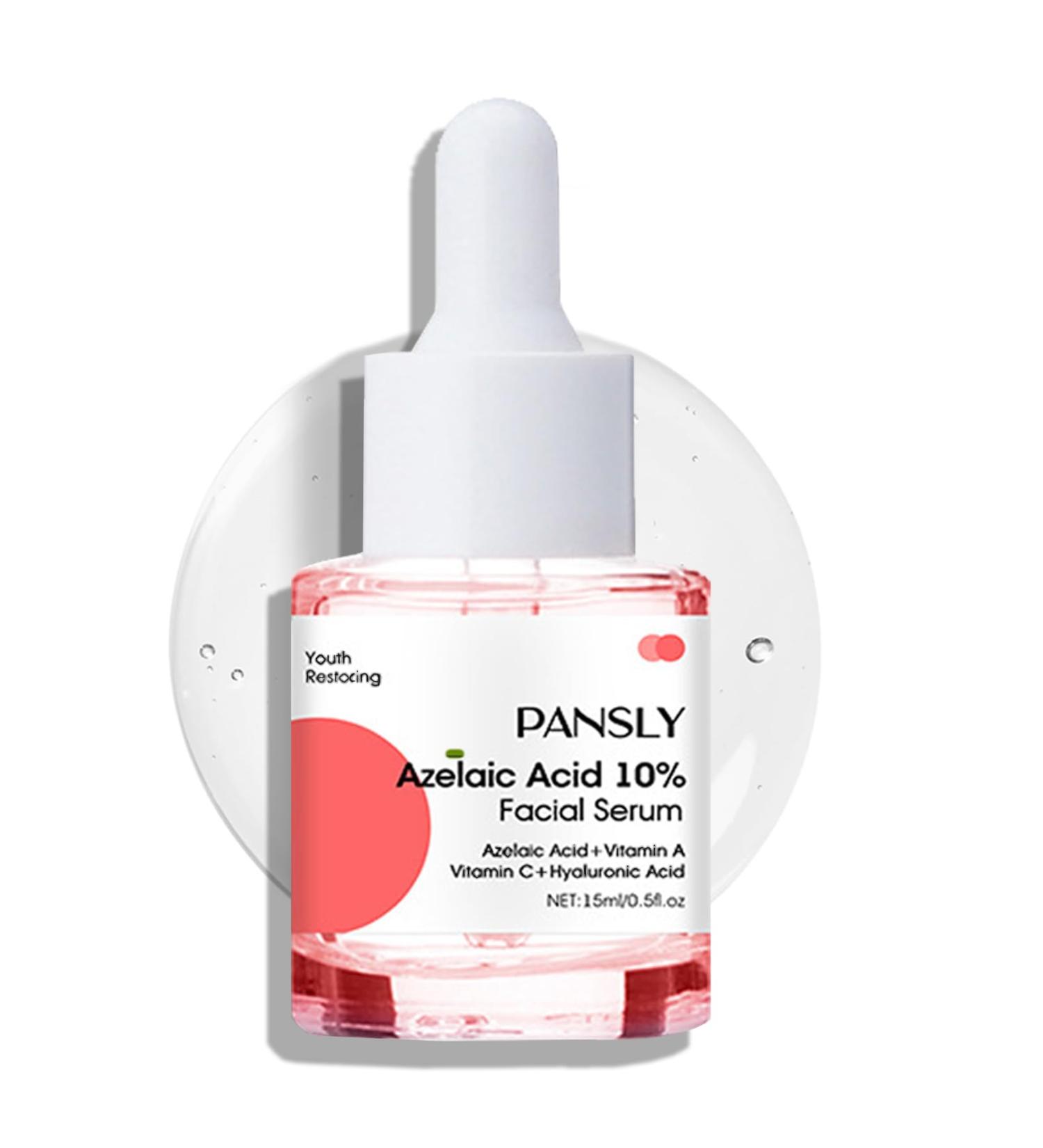Azelaic Acid Serum 10% - Redness Relief & Skin Balance | Hyaluronic Acid Facial Serum - 0.5oz for All Skin Types - Buy Online on SooperMarket.com