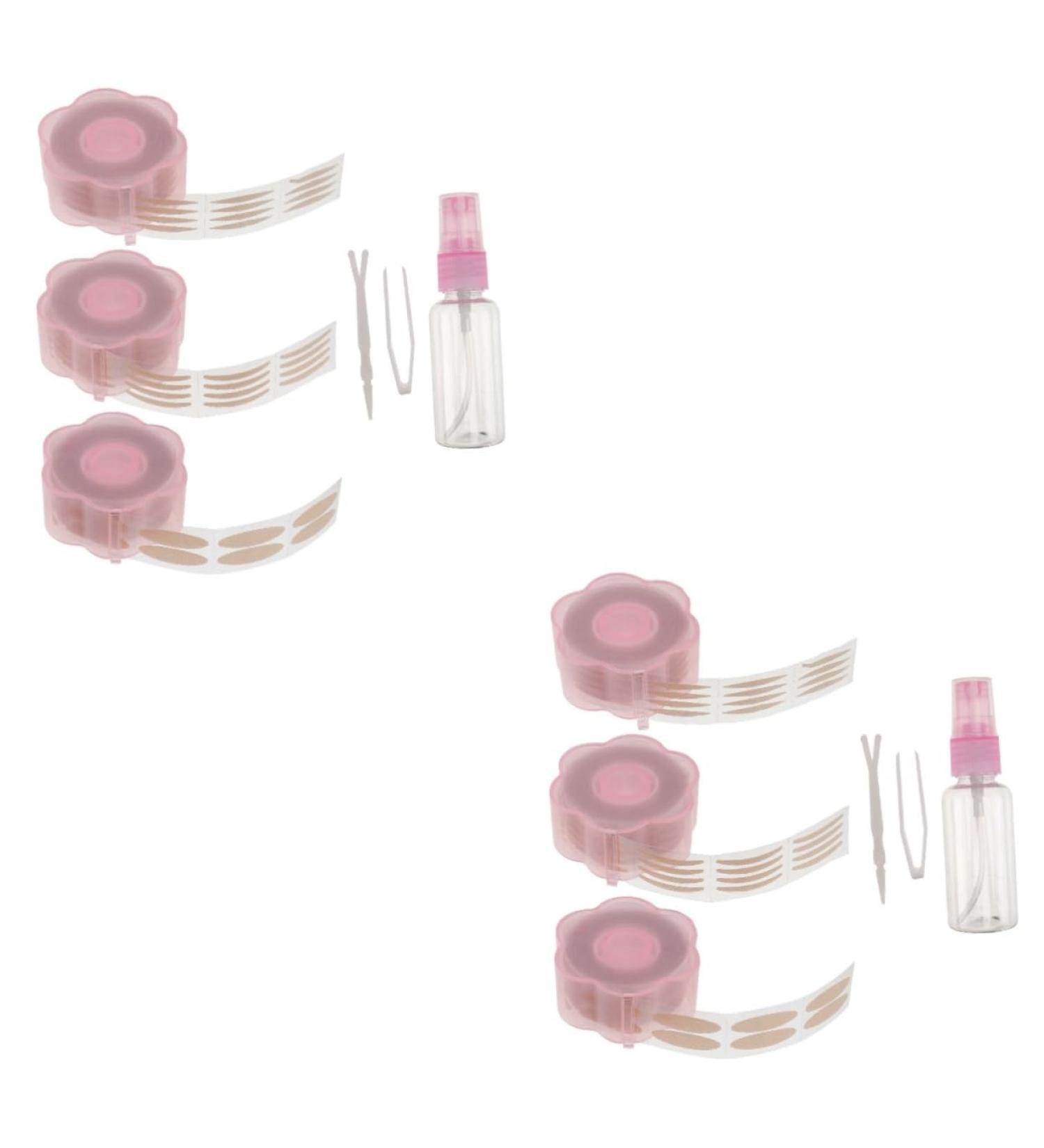 FOMIYES 2 Sets Double Eyelid Sticker Self- Adhesive Duct Tape Supplies Invisible Eyelid Tape Natural Invisible Tape Transparent Tape Eyes Adhesive Strip Glue Pink - Buy Online on SooperMarket.com