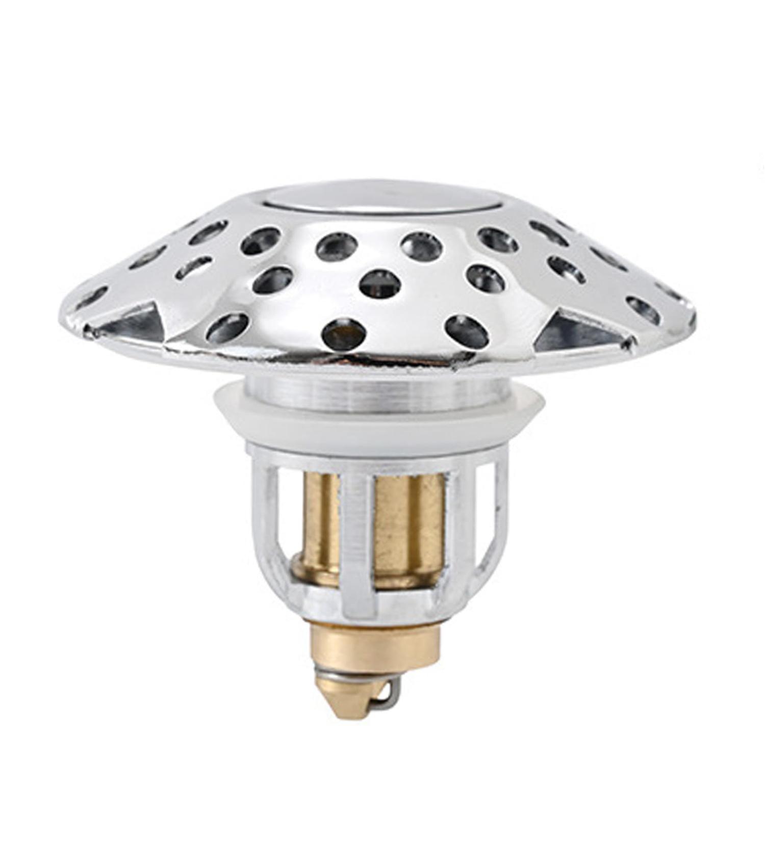 Convenient Drain Stopper Efficient Popup Drain Anti-Odor Sink Strainer Simple Replacement Lightweight for Bathroom Sinks Sink Strainer Plug Easy to Use Bathroom Sink Plug Leak-Proof Basin Drain Plug - Buy Online on SooperMarket.com