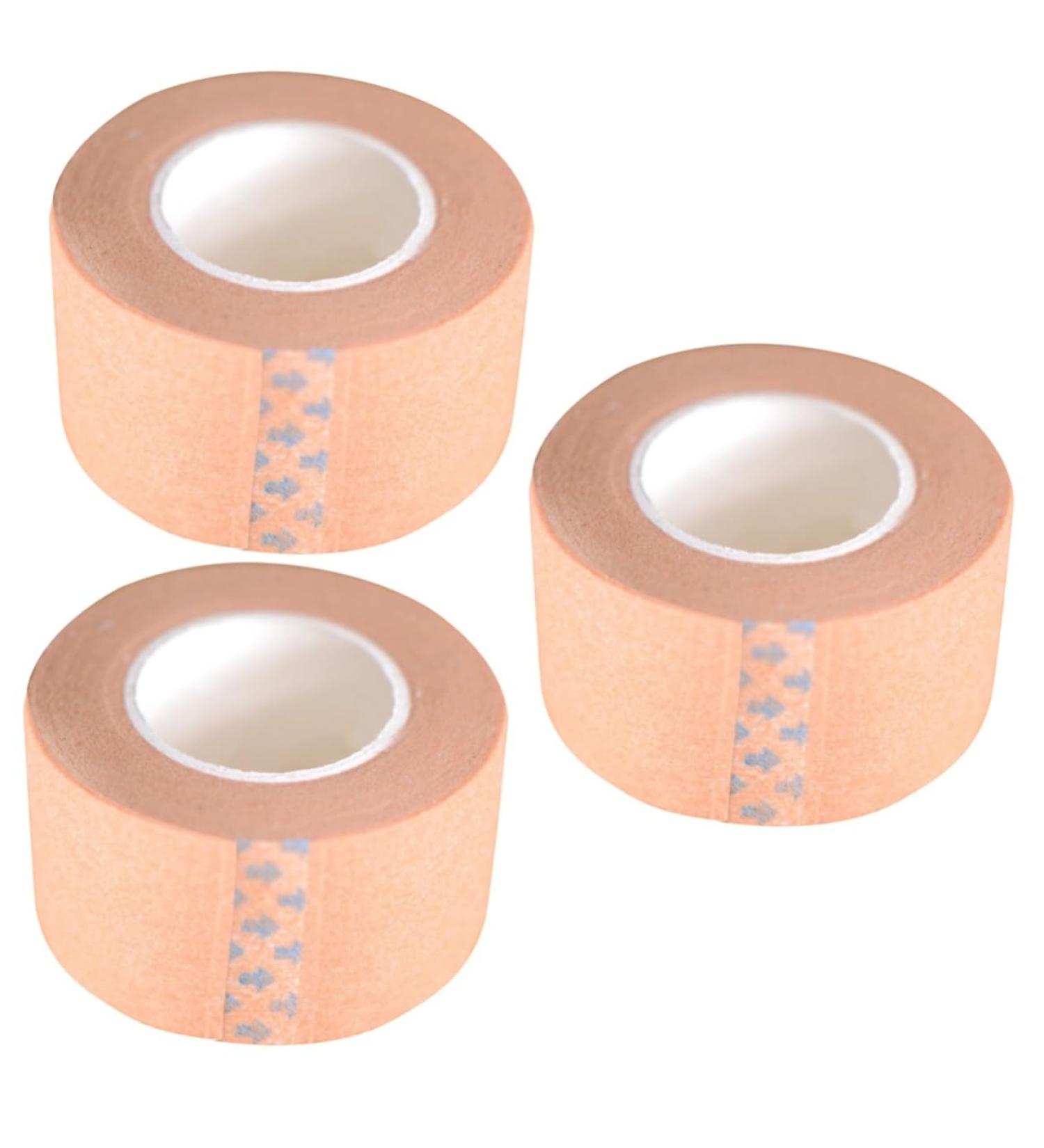 FRCOLOR 3pcs Roll K Tape - Eye Makeup Tape for Shadows Adhesive Fabric Tape Eyelid & Lash Tape Double Eyelid Stickers - Perfect for Eye Makeup - Buy Online on SooperMarket.com