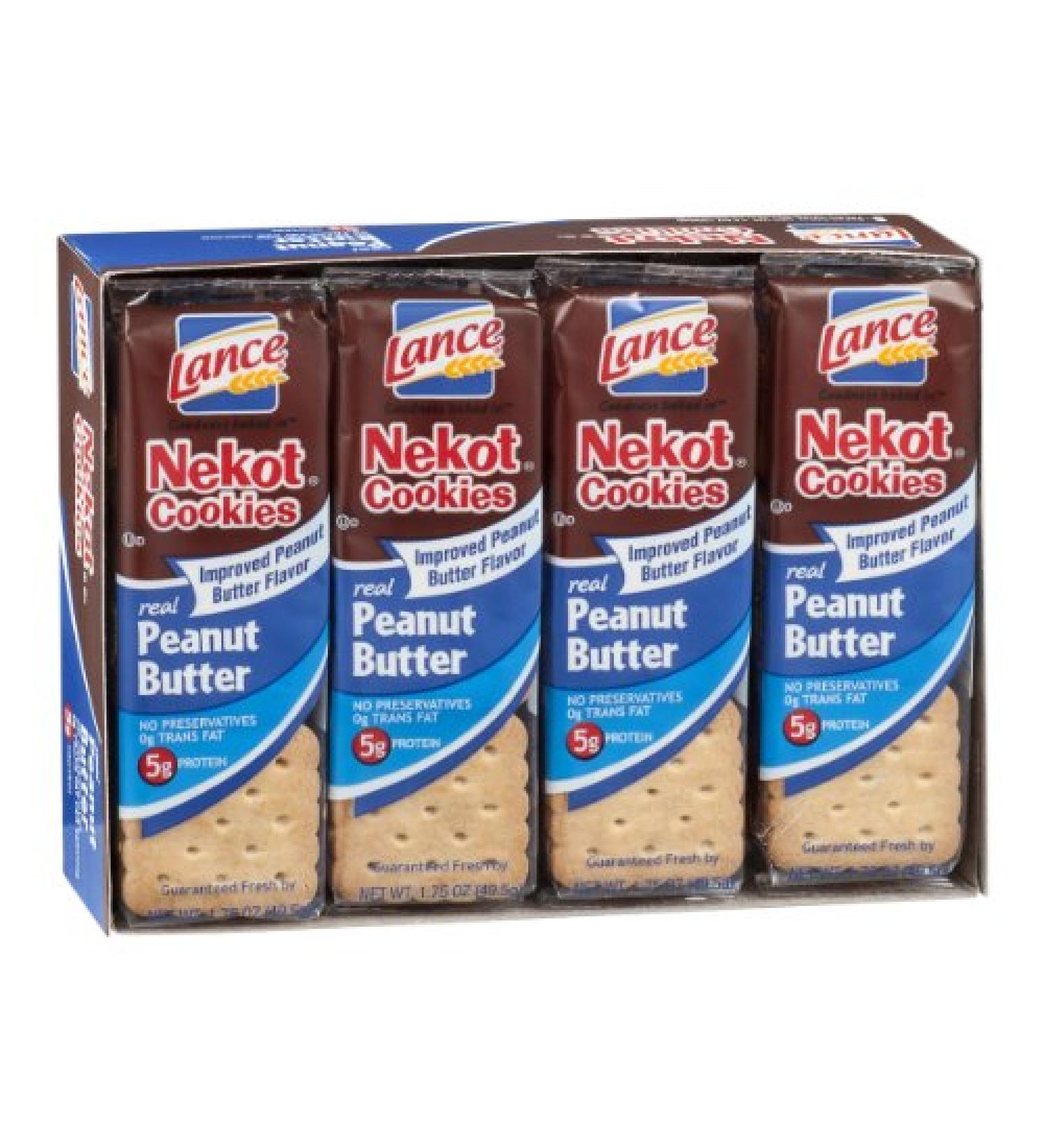 Lance Nekot Cookie Sandwiches Real Peanut Butter On-The-Go Packs - 8 Pack - Buy Online on SooperMarket.com