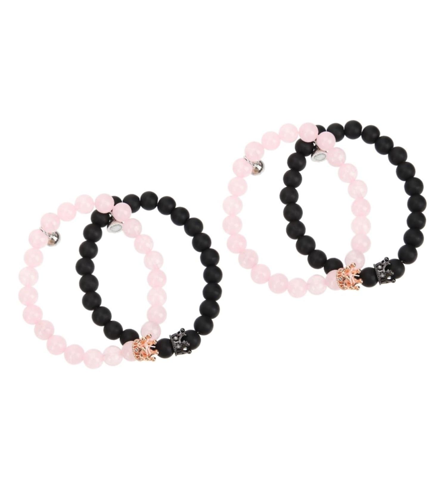 TENDYCOCO 2 Pairs Glass Miss Wrist Chain Letter 7.5x6cmx2pcs Assorted Colorx2pcs - Buy Online on SooperMarket.com