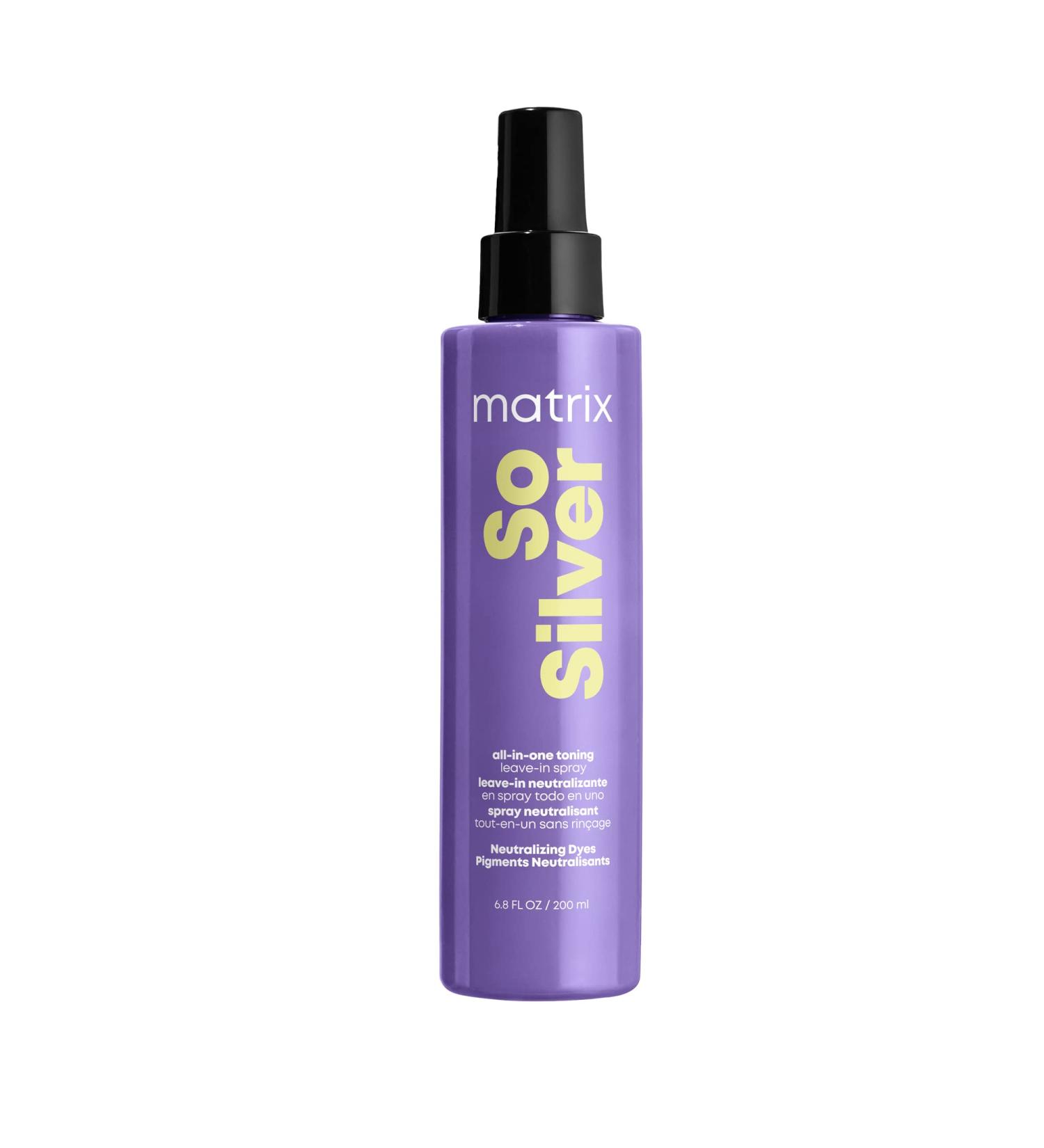 Matrix Total Results So Silver Purple Toning Leave-In Spray - For Blonde & Grey Hair - Buy Online on SooperMarket.com