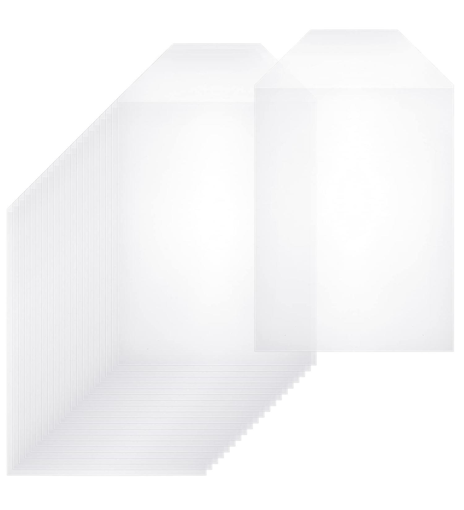 100 Clear Stamp and Die Storage Pockets - 6.75 x 9.25 Inches | CPP Plastic Pockets - Buy Online on SooperMarket.com