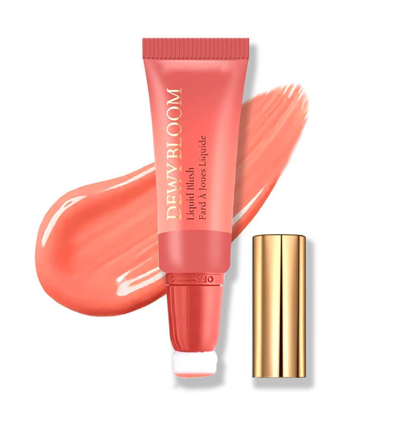 Soft Cream Liquid Blush Beauty Wand - Natural Cheek Tint with Cushion Applicator - Long-Wearing Dewy Finish (102 Serenade - Buy Online on SooperMarket.com
