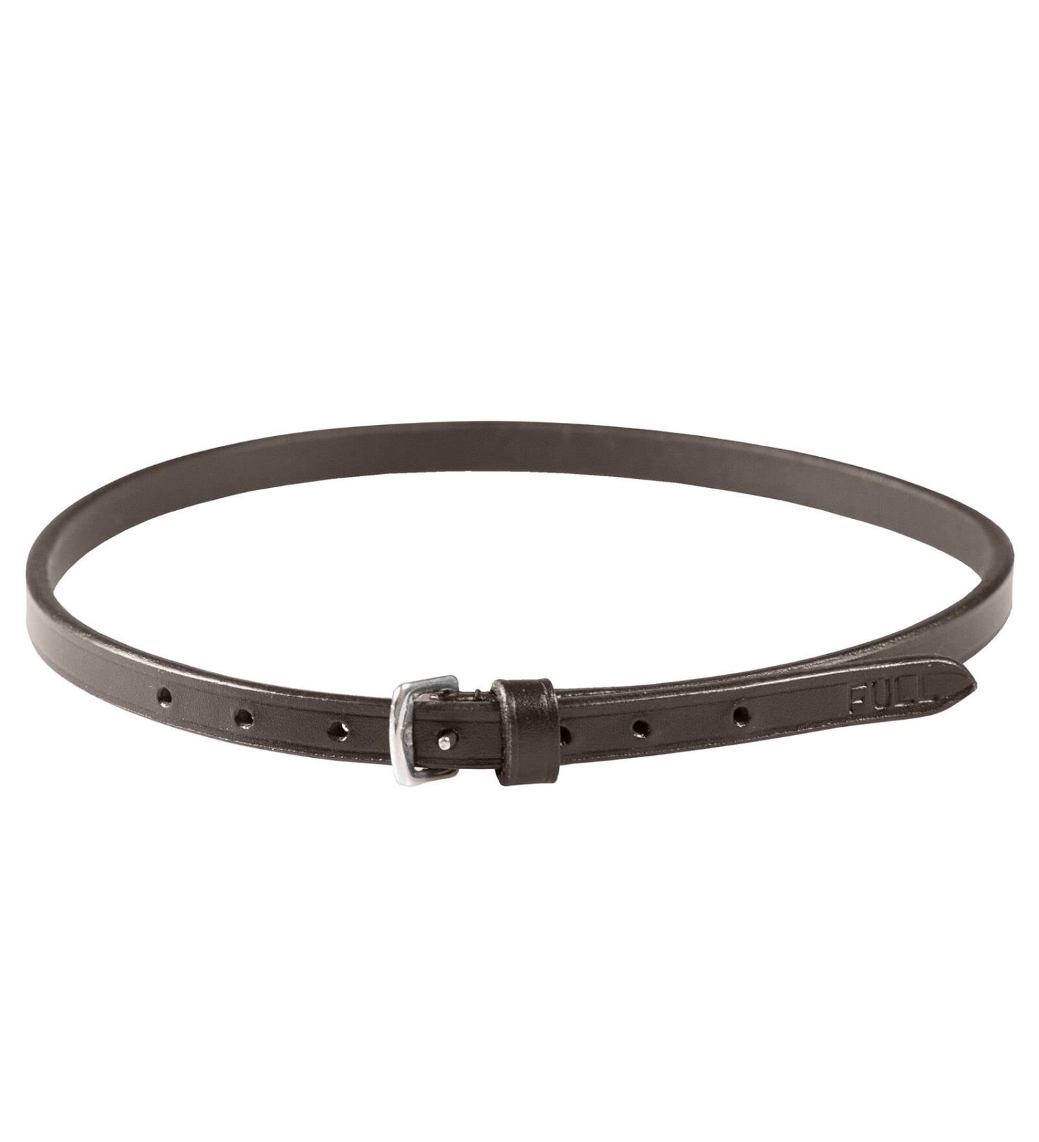 HORZE Replacement Flash Noseband Strap | Genuine Leather Brown Horse