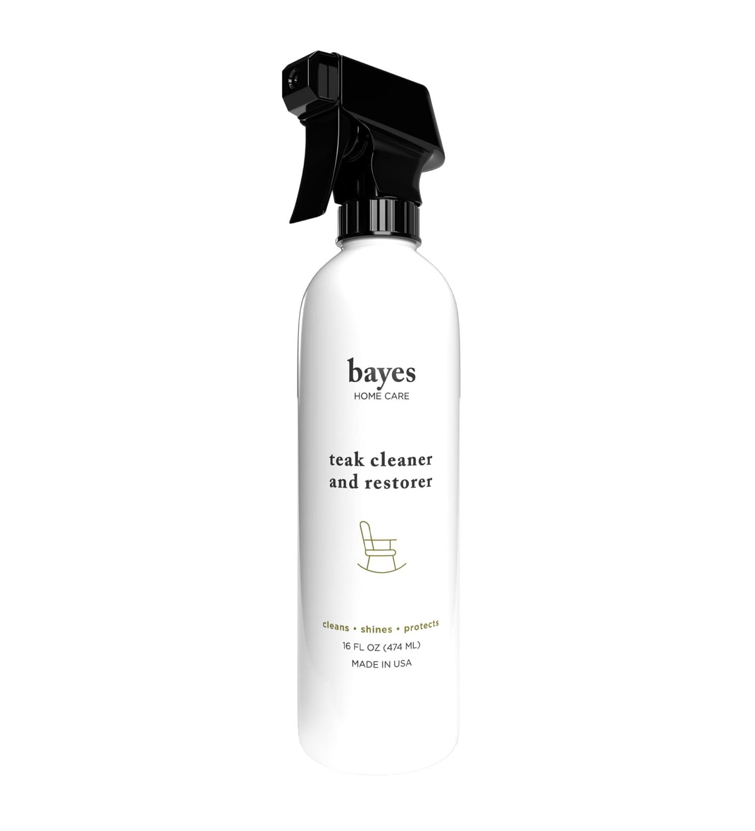 Bayes Teak Cleaner & Restorer - 16 oz - Cleans, Shines, Protects Teak - High Performance Formula - Buy Online on SooperMarket.com