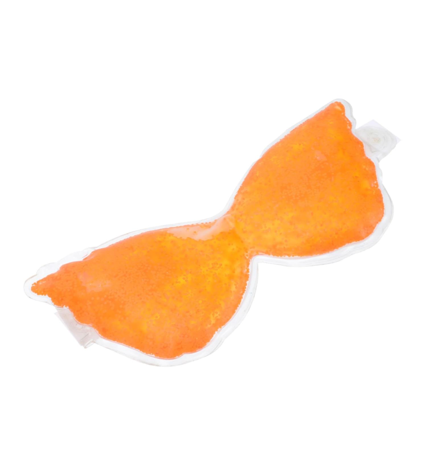 Healeved Ice Butterfly Eye Mask - Silk Gel Sleep Mask for Cooling and Comfort - Orange - Buy Online on SooperMarket.com