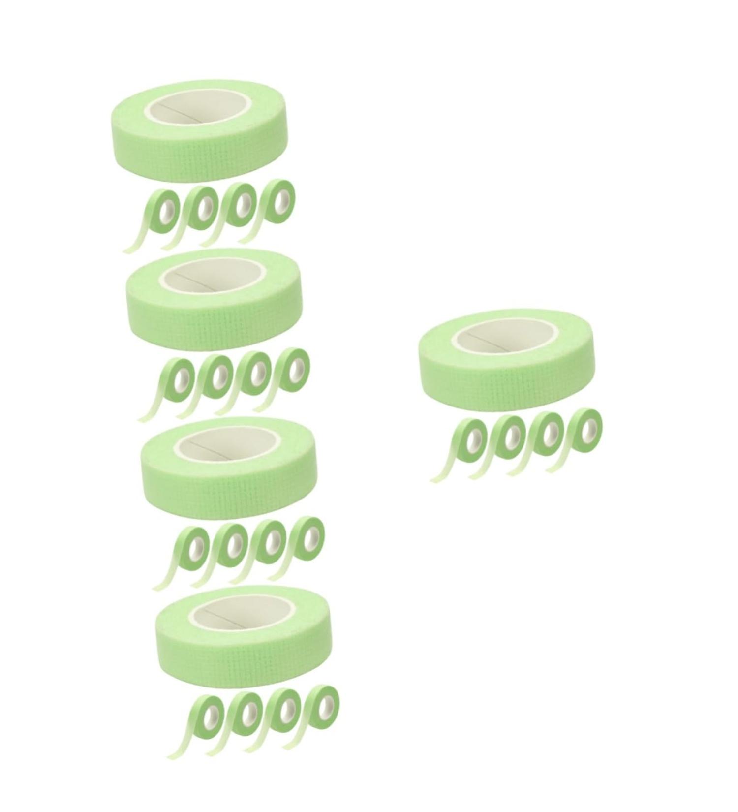 FOMIYES 25 Rolls Makeup Artist Must Haves Lash Tape Green Tape Pro Tape Lash Supplies for Lash Techs Makeup Tape Eyelash Fabric Tape Body Wash Wipes Breathable Non-woven Fabric - Buy Online on SooperMarket.com