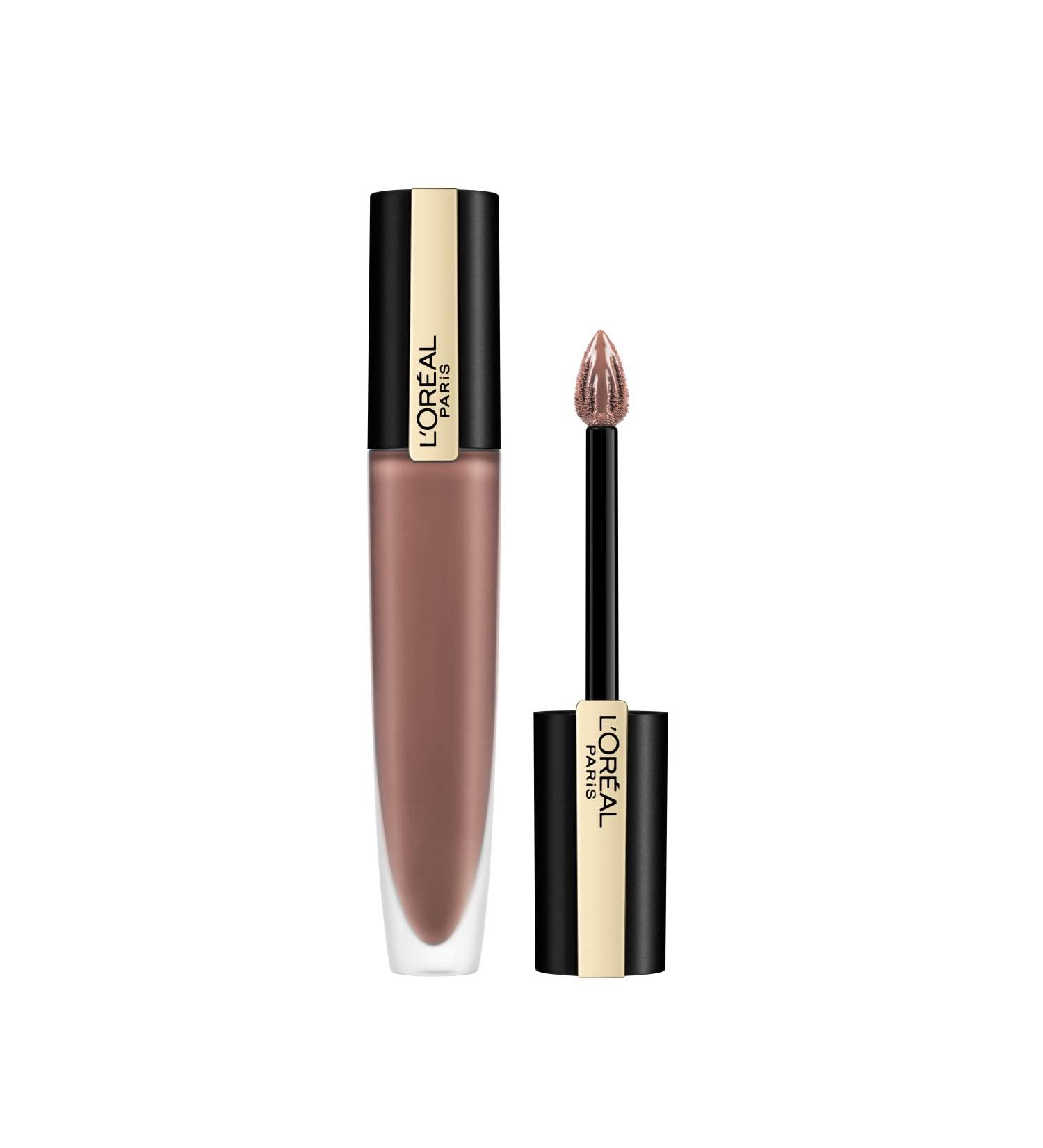 L'Oreal Paris Rouge Signature Metallic Liquid Lipstick - Scintillate 202 & 206 | Metallic Finish - Buy Online on SooperMarket.com