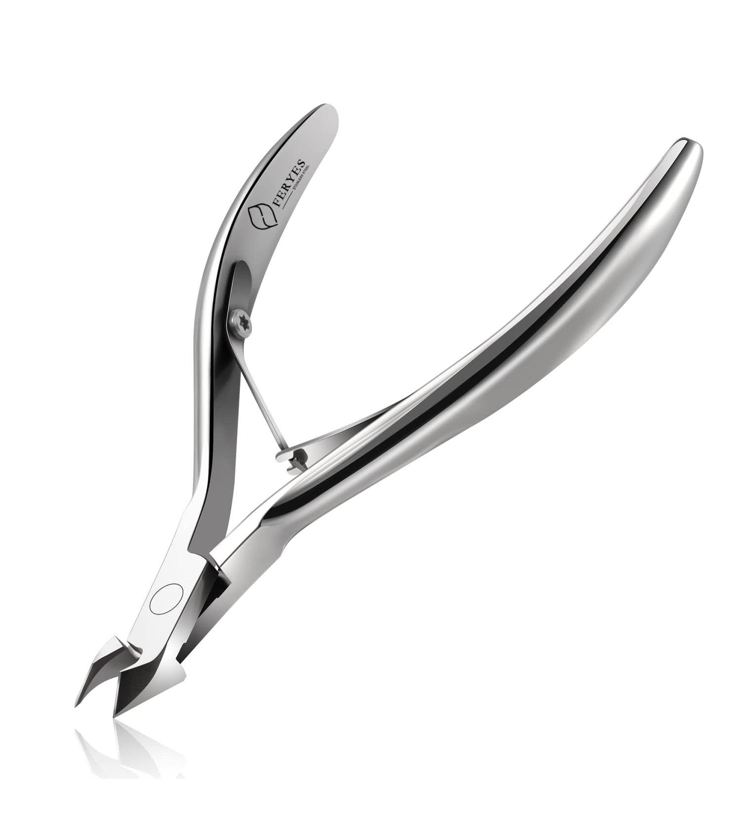 FERYES Cuticle Clipper - Professional Grade Stainless Steel Cuticle Remover Tool - 6mm Jaw - Silver | 1 Piece - Buy Online on SooperMarket.com