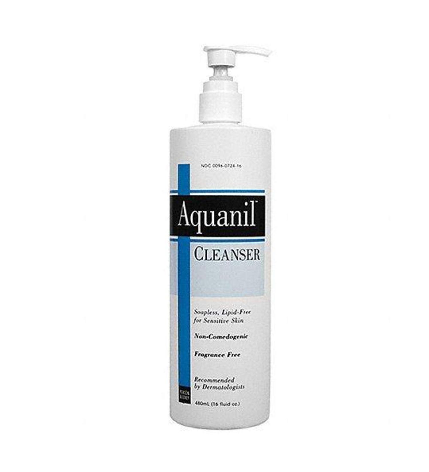 Aquanil Cleanser Gentle Soapless Lipid-Free 16 oz (Pack of 2)