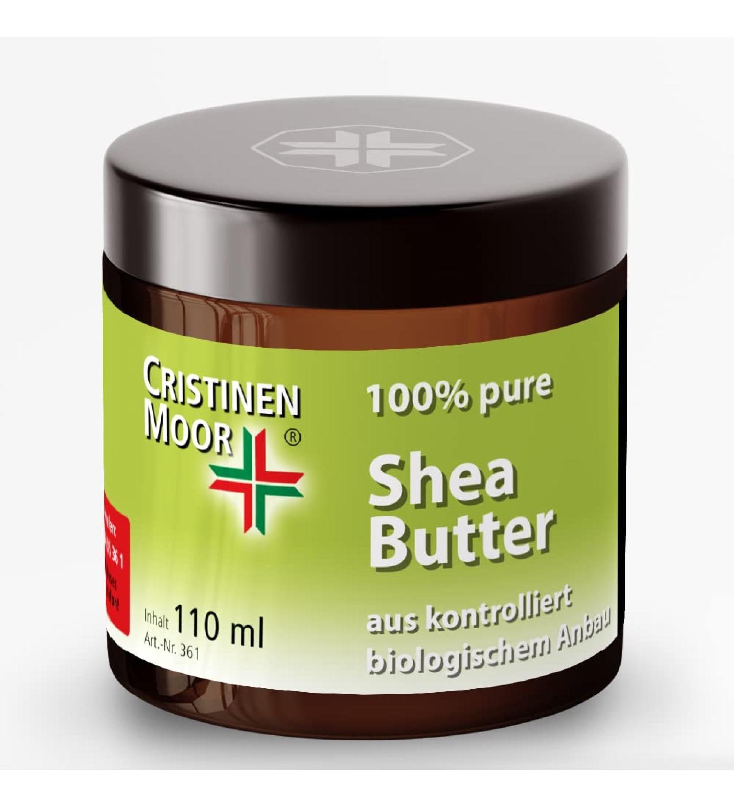 Organic shea butter intensive nourishing body balm |100% natural raw A-grade African |110 ml |Bio cosmetics |Dry to very dry skinCristinenmoor