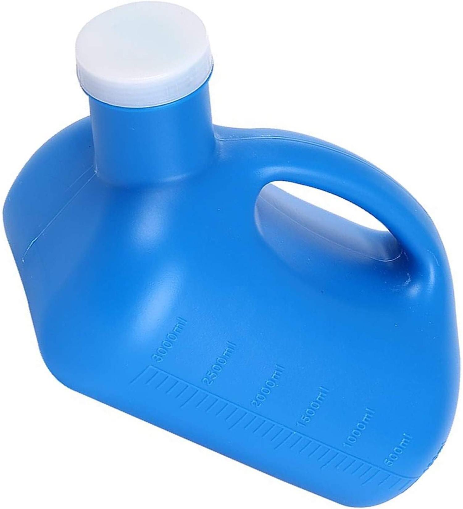 Male Urinal Bottle Camping Toilet Urine Bottle 3000ML Large Male Urinal Portable Screw Cap Pot Mouth No Odor Mens Potty Pee Bottle Collector Travel Toilet - Buy Online on SooperMarket.com