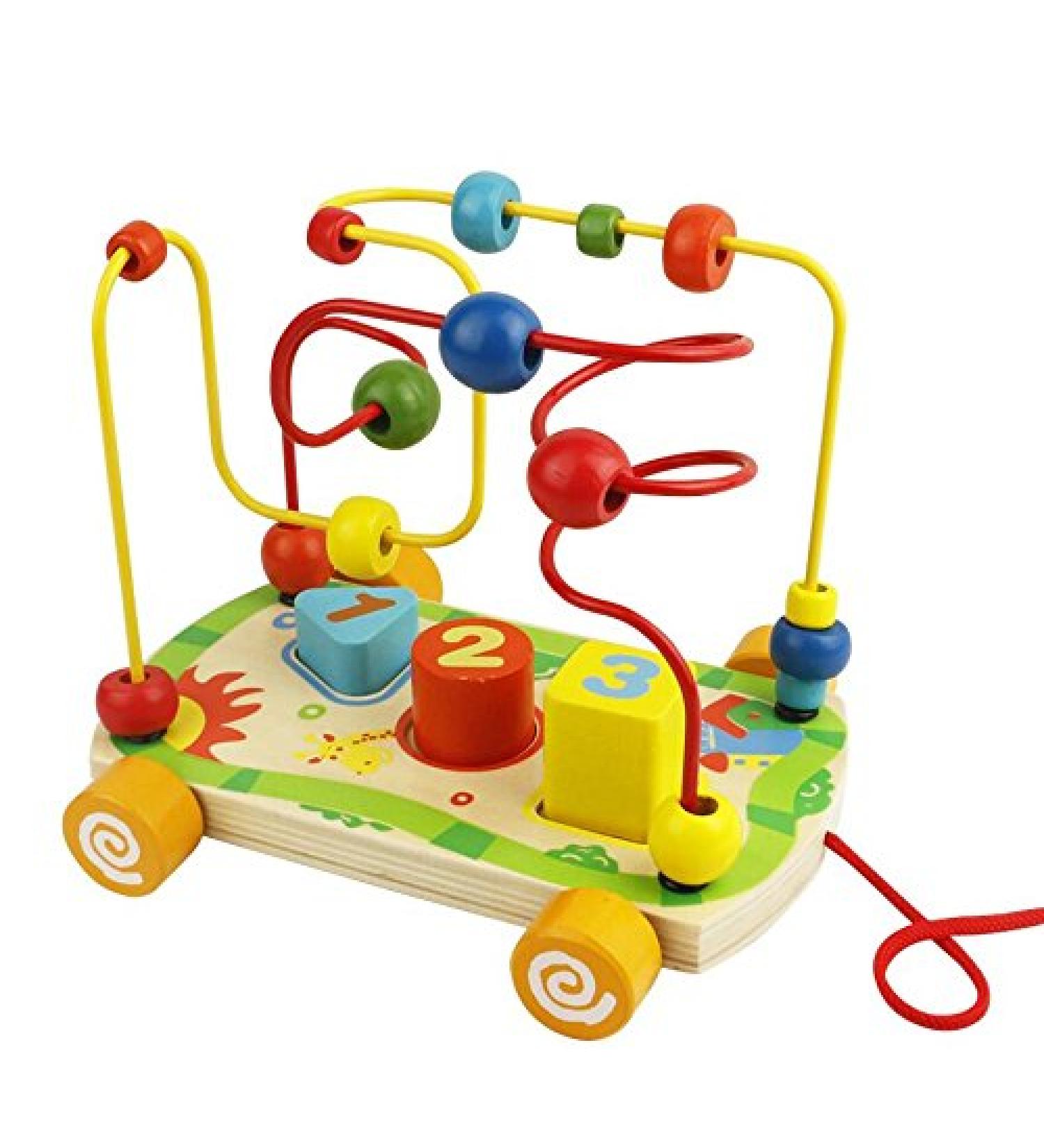 Nuheby Motor Skills Cube & Loop Toy for 1 Year Olds | Enhance Learning & Development | International Shipping Available - Buy Online on SooperMarket.com