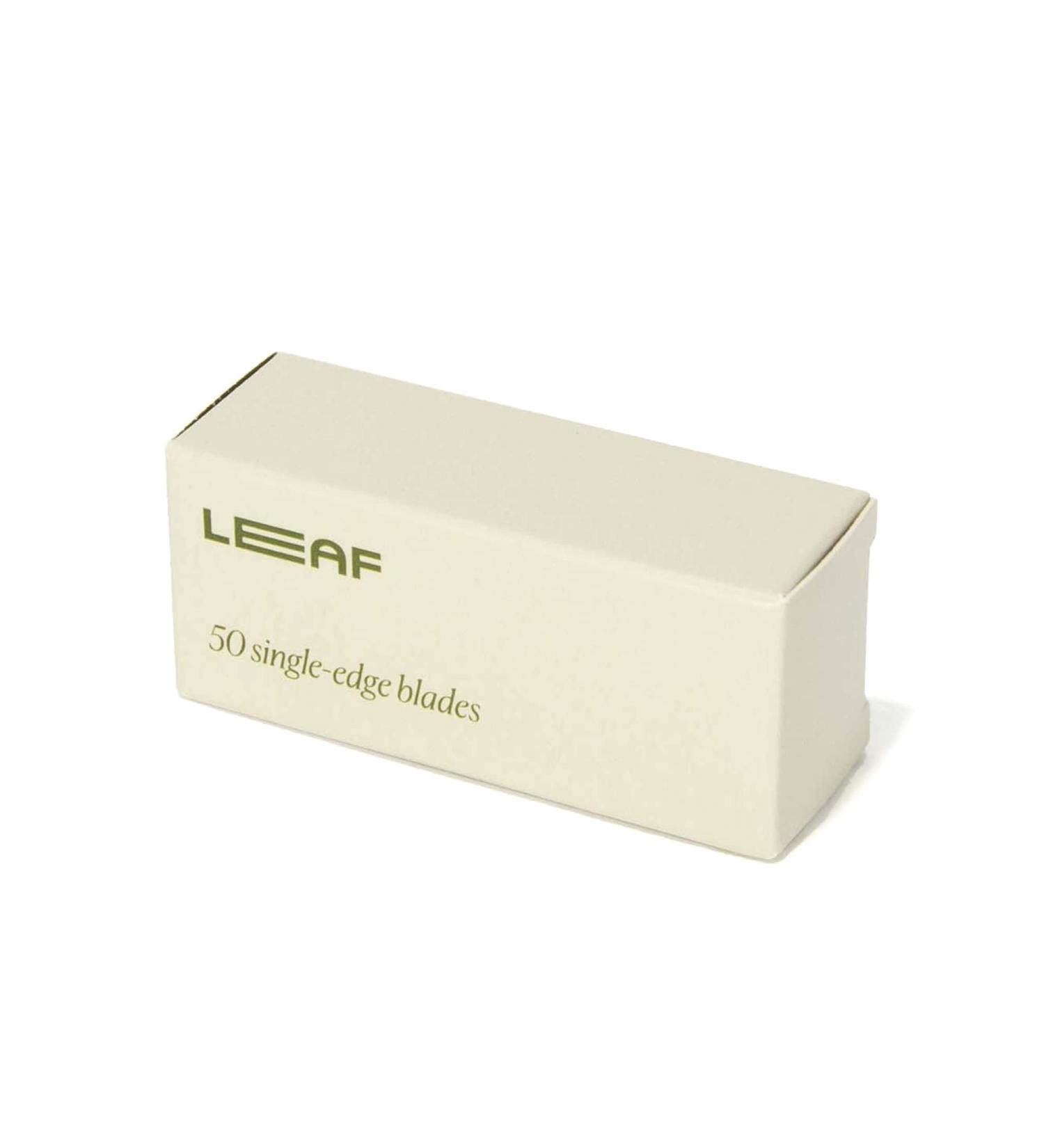 Leaf Shave Single-Edge Safety Razor Blades - Pack of 50 | Eco-Friendly Replacement Blades - Buy Online on SooperMarket.com