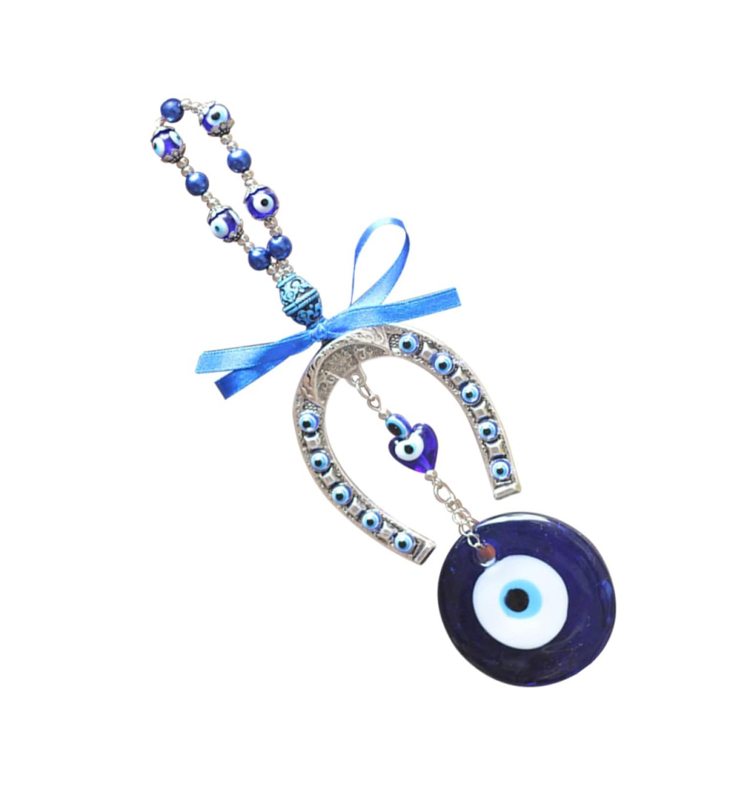 Zerodeko 1pc Blue Eyes Pendant Turkish Evil Eye Beads Birthday Gift Crystals Beads Wallet Keychain Decor Turkish Devil s Eye Pendant Devil Eye Diamond Driving Recorder Alloy - Buy Online on SooperMarket.com
