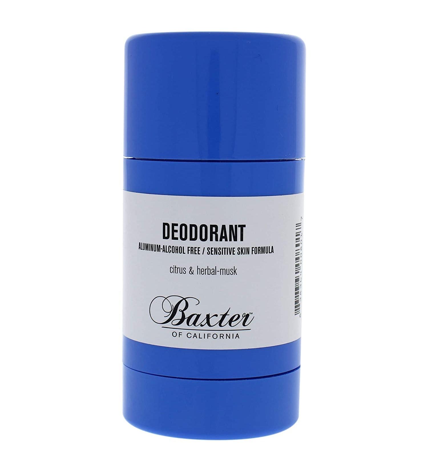 Aluminum-Free Baxter of California Deodorant for Men | Clear Stick, Citrus & Herbal-Musk Scent | 2.65 oz (1 Pack) - Buy Online on SooperMarket.com