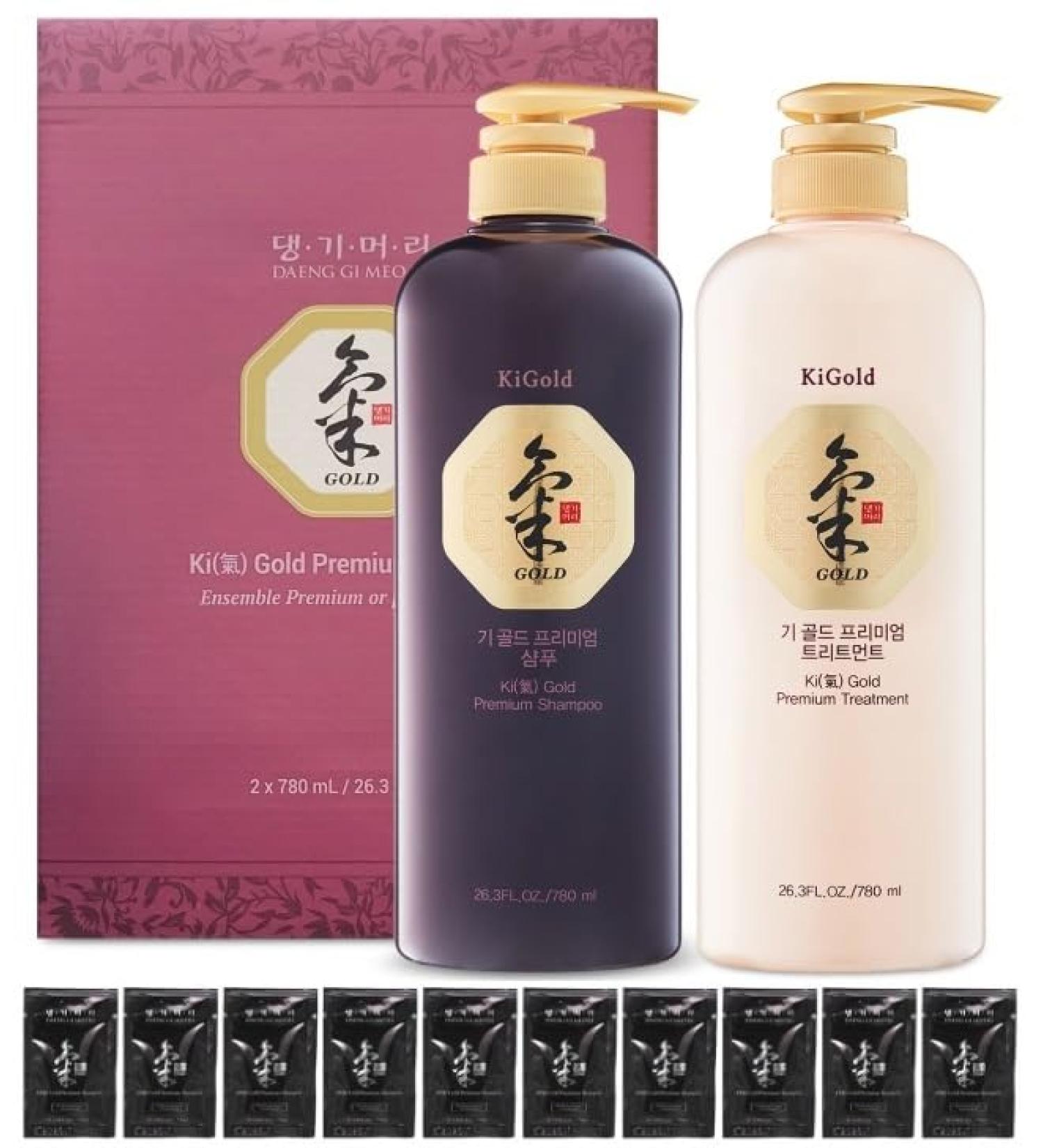 DAENG GI MEO RI - Ki Gold Premium Shampoo & Treatment Set | 10ml Travel Pouch - Best International Shipping - Buy Online on SooperMarket.com