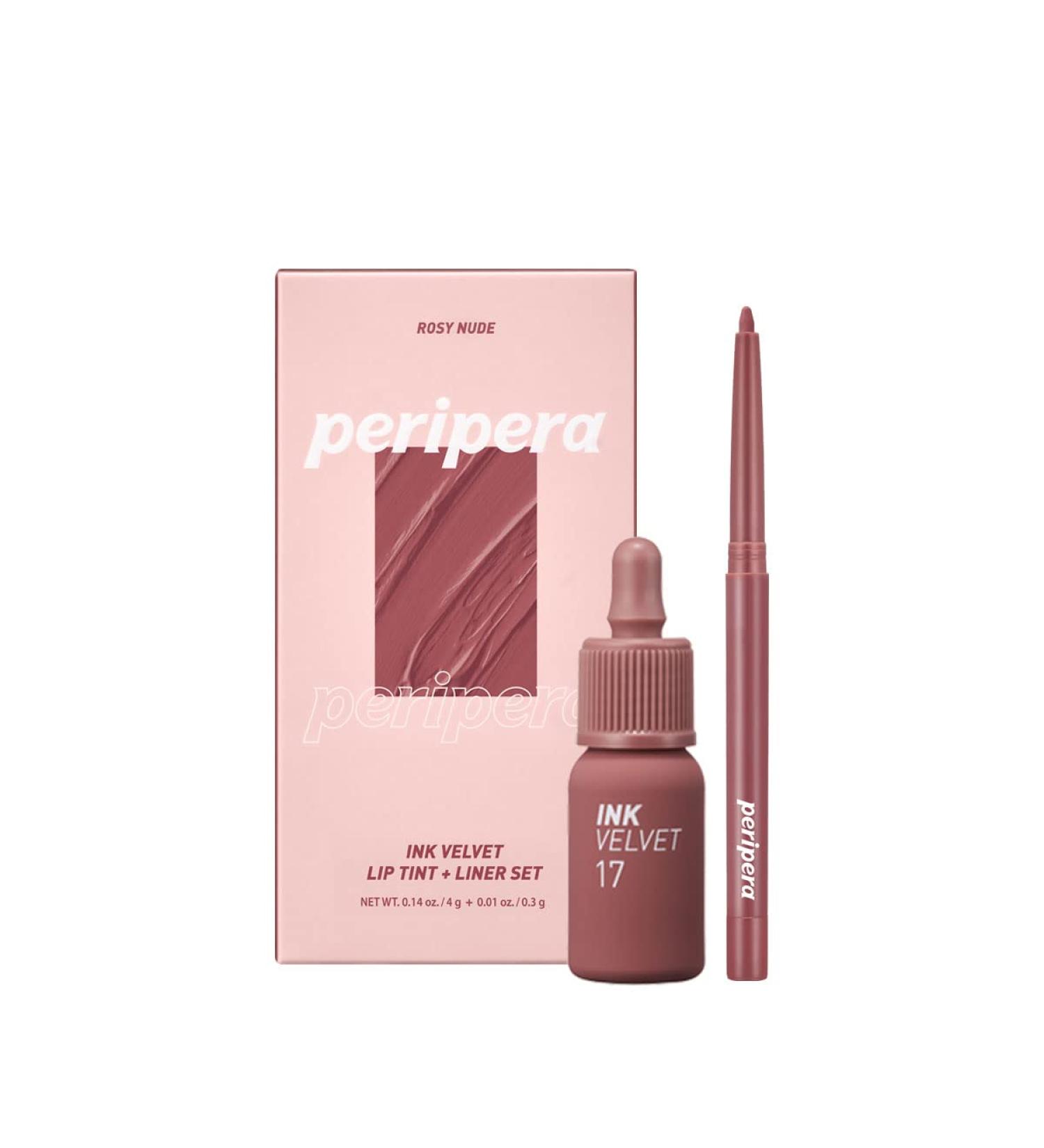 Peripera Ink the Velvet Lip Tint - High Pigment, Longwear, Gluten-Free, 2-Piece Set - Buy Online on SooperMarket.com