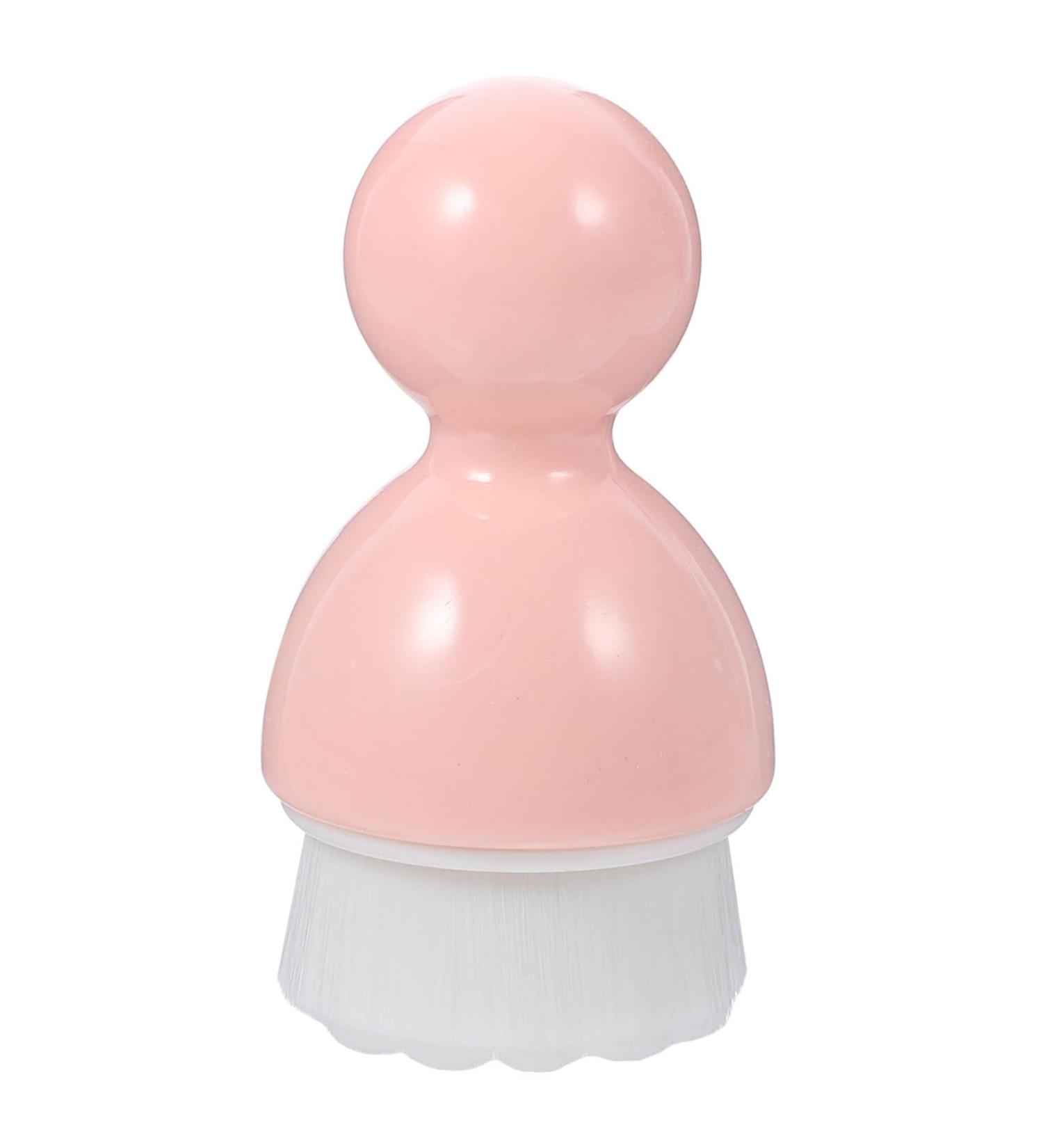 HAPINARY 1pc Cleansing Brush Portable Cosmetic Brush Simple Face Brush Beauty Face Brush Silicone Blackhead Brush Face Scrubbers Pink The Face Artificial Fiber Wool Washbasin - Buy Online on SooperMarket.com