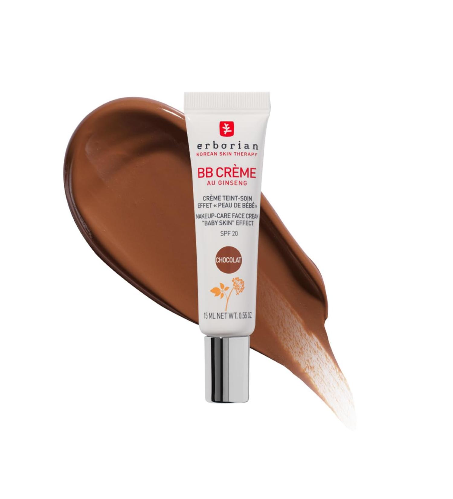 Erborian BB Cream with Ginseng 5-in-1 Korean Cosmetic Treatment SPF 20 Chocolate 15ml - Buy Online on SooperMarket.com
