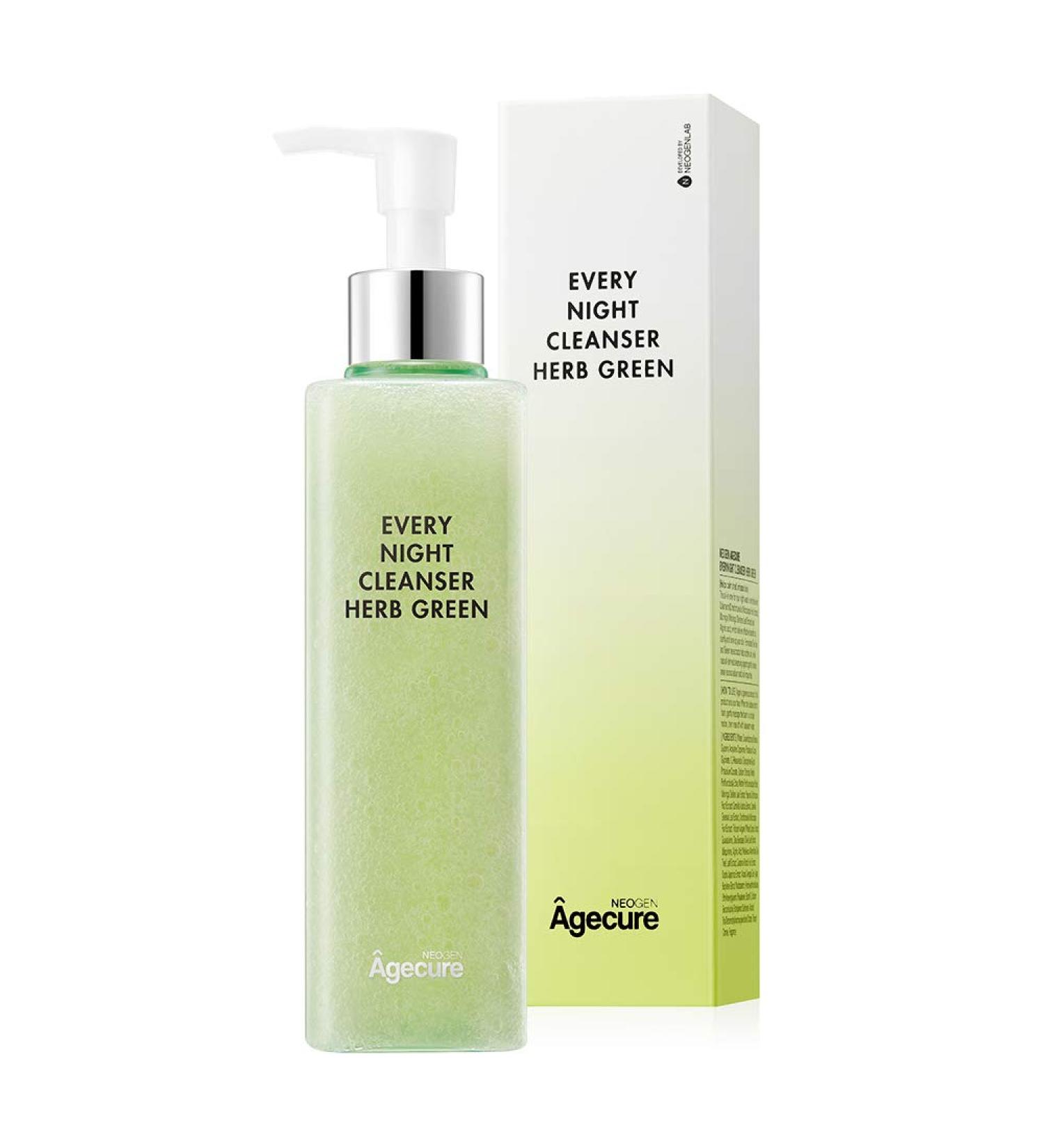NEOGEN AGECURE Every Night Cleanser Herb Green 8.11oz - Best International Shipping & Skincare Solutions - Buy Online on SooperMarket.com