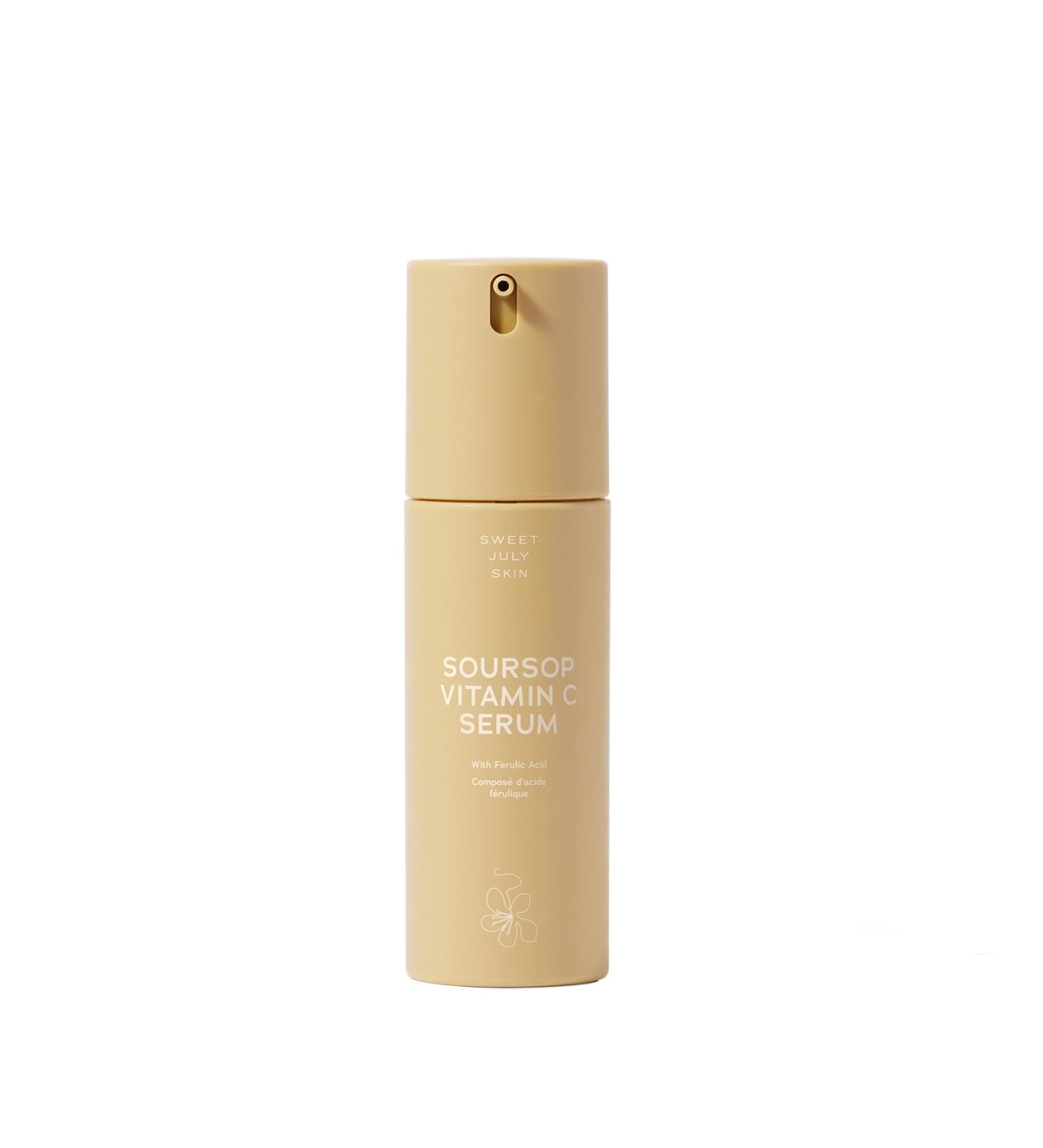 Sweet July Skin Soursop Vitamin C Serum - Hydrating Face Serum with Ferulic Acid & Green Tea for All Skin Types | Improve Dullness & Firm Skin | Fragrance-Free 1 Fl. oz - Buy Online on SooperMarket.com