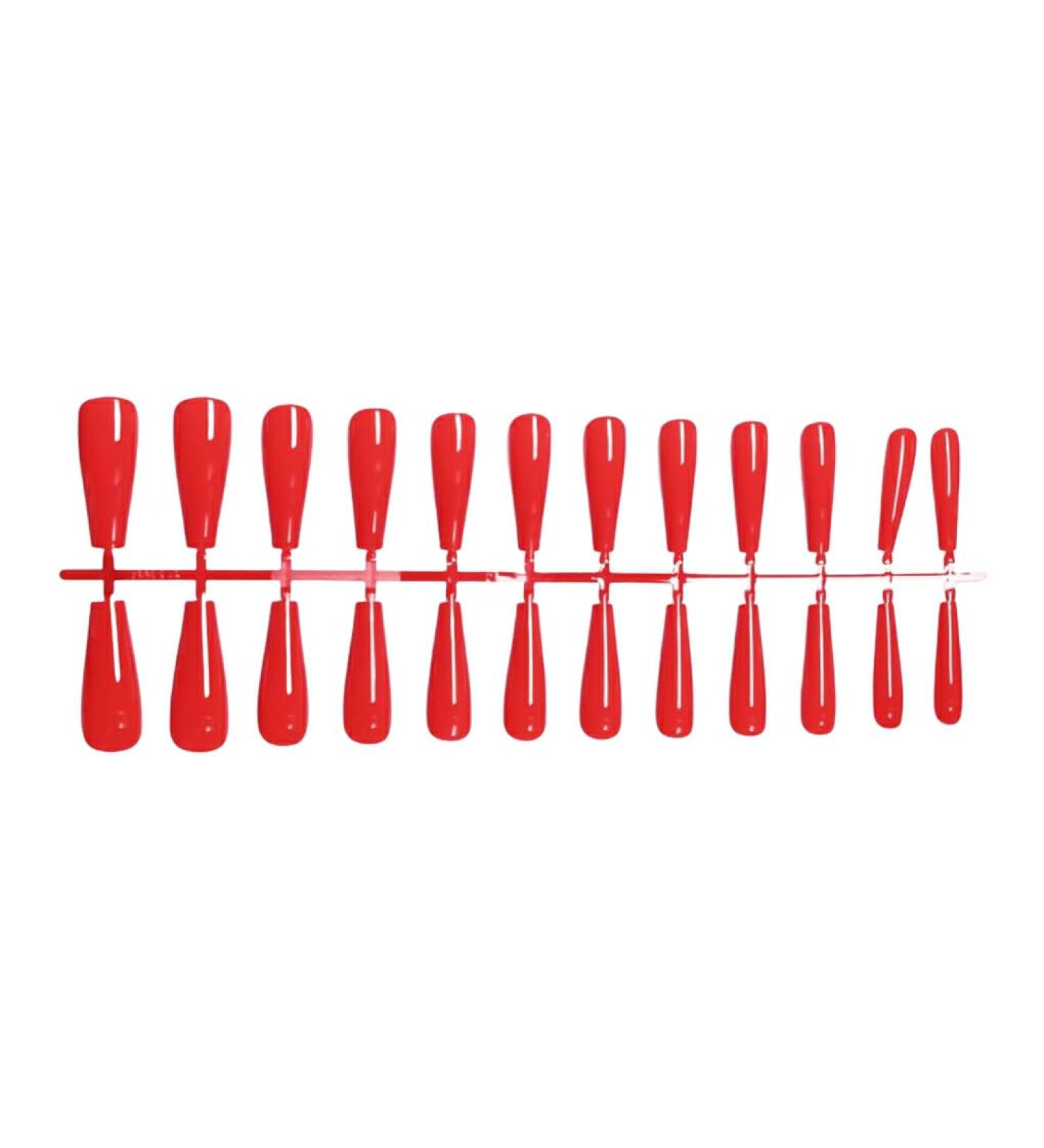 Dajidafu Coffin Nail Set Glossy Classic Scratch Resistant Press-on Fingernails Strong Viscosity Trend Manicure Stickers Type 14 - Buy Online on SooperMarket.com