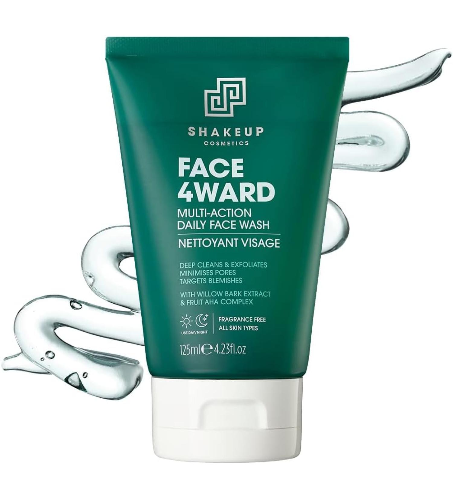 Shakeup Men's Face Wash - Multi-Action Deep Clean & Exfoliate | Vegan Skincare | 125ml - Buy Online on SooperMarket.com