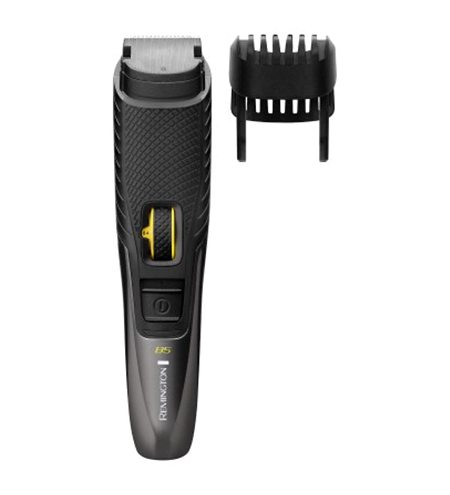 Remington B5 Style Series Cordless Beard Trimmer - Titanium Coated Blades, Adjustable Zoom Wheel - MB5000 Black/Dark Chrome - Buy Online on SooperMarket.com