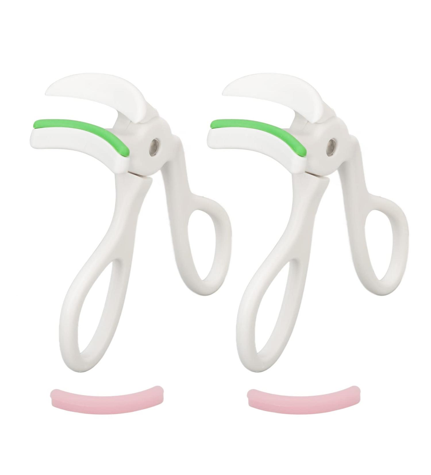 Professional 2 Pcs Eyelash Curlers Set - Perfect Curl in Seconds with Replacement Silicone Pads | International Shipping - Buy Online on SooperMarket.com