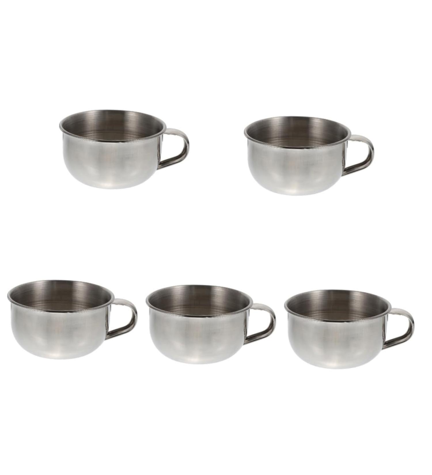 Beavorty 5 Pcs Shaving Soap Bowl Travel Set - Stainless Steel & Perfect for International Shipping - Buy Online on SooperMarket.com