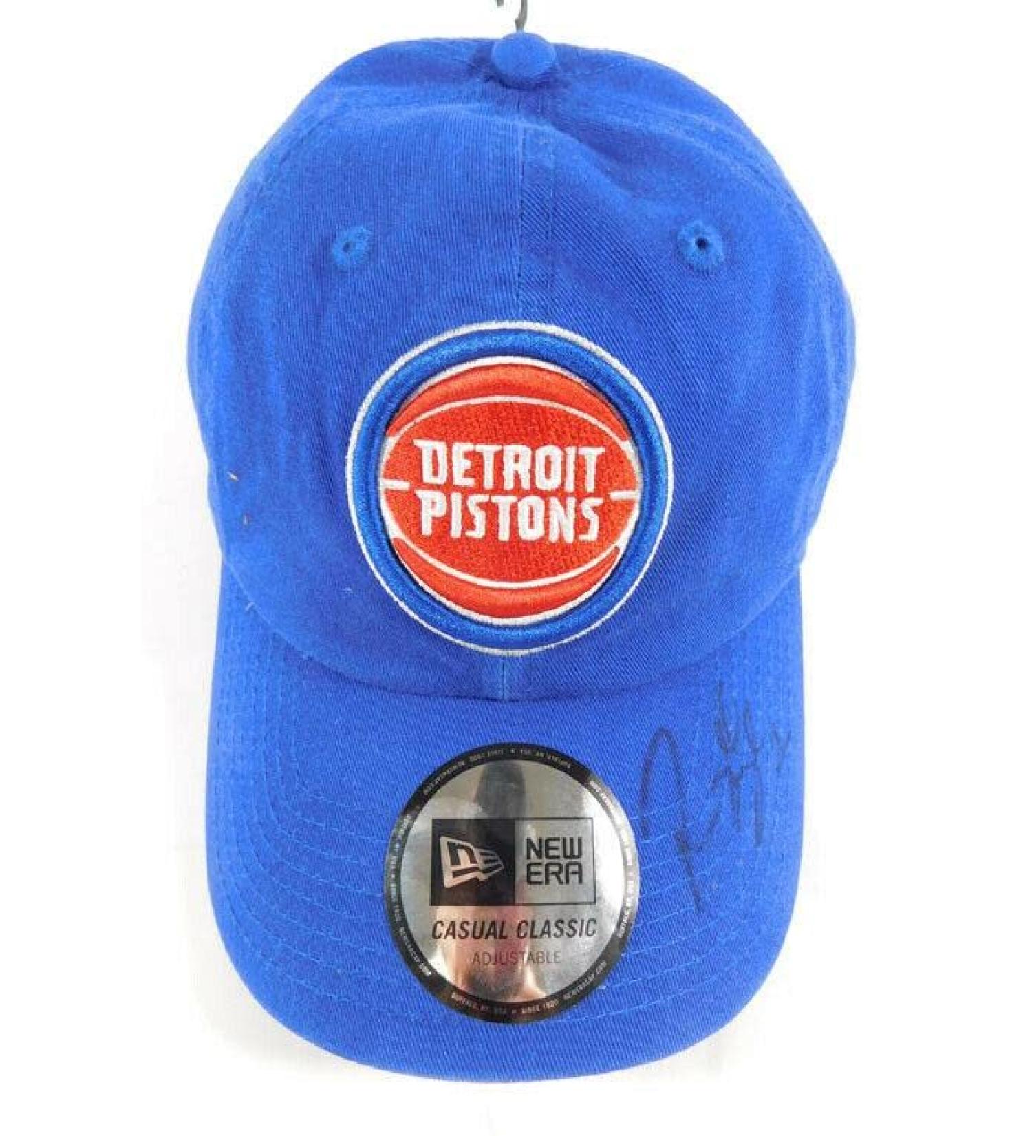 Reggie Jackson Signed Detroit Pistons Adjustable Cap - Autographed NBA Hat - Buy Online on SooperMarket.com