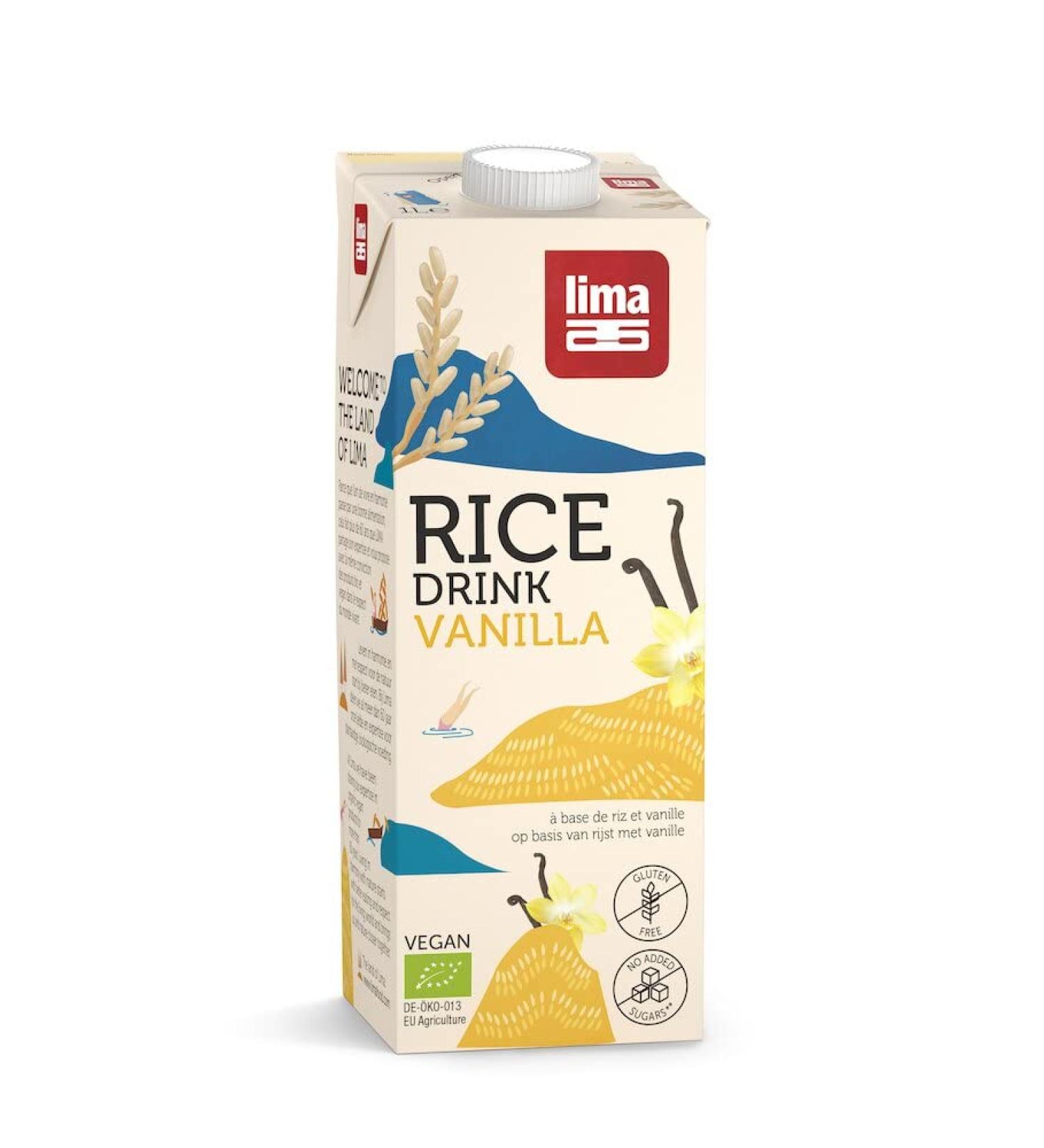 Lima organic rice drink vanilla (2 x 1 l)