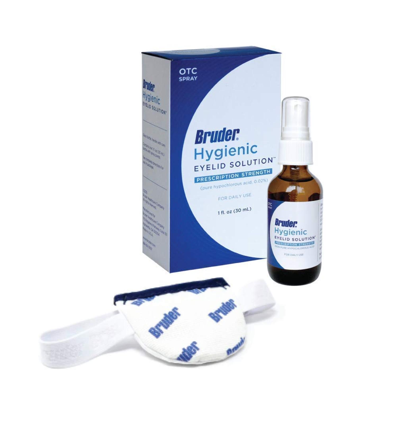Bruder Eye Care Bundle: Moist Heat Eye Compress & Hypochlorous Acid Cleansing Spray - Buy Online on SooperMarket.com