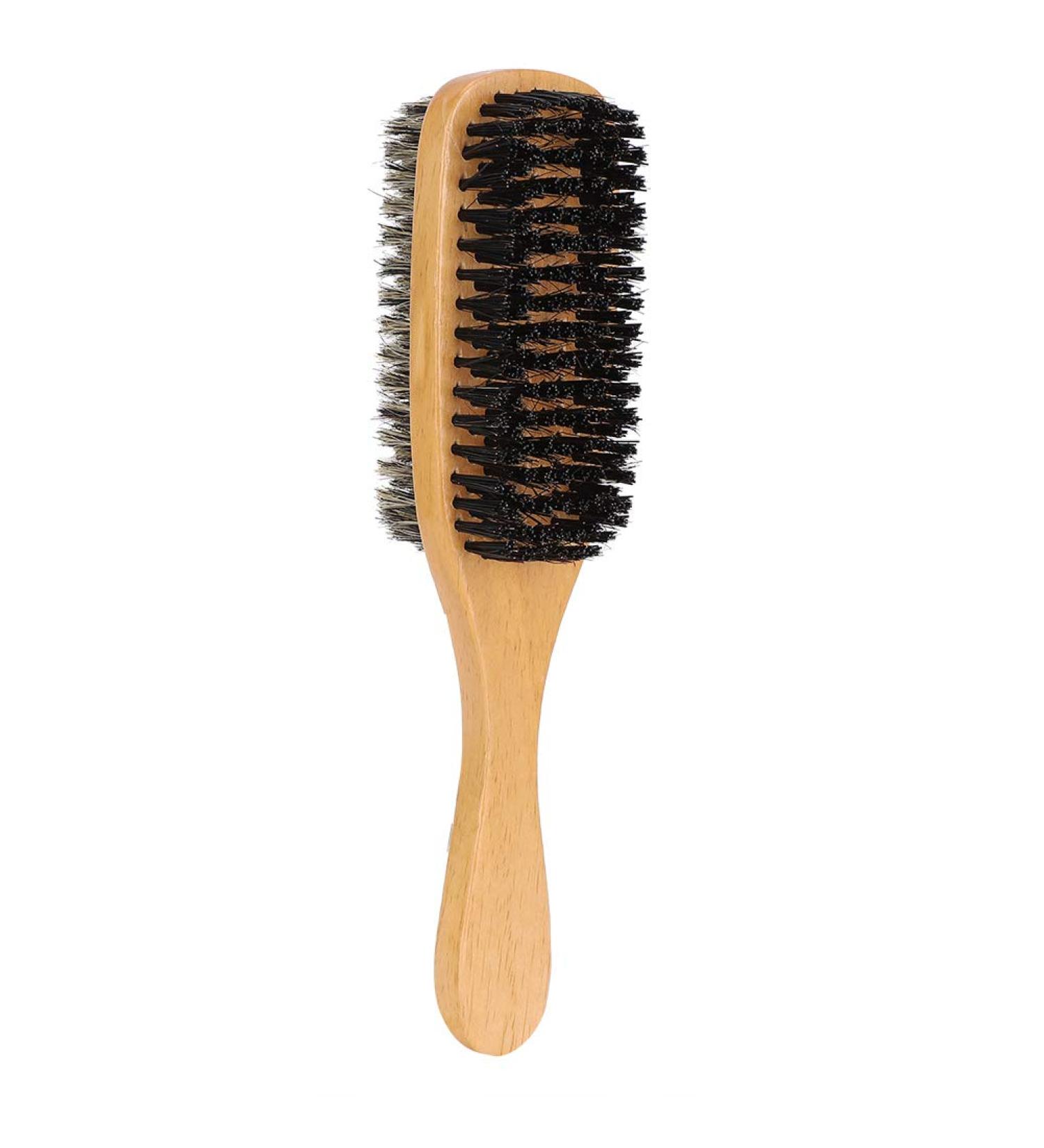 Ankroyu Double-Sided Beard Brush Set | Wooden Handle & Face Hair Trim Brush for Men | Perfect for Grooming & Bar Cleaning - Buy Online on SooperMarket.com