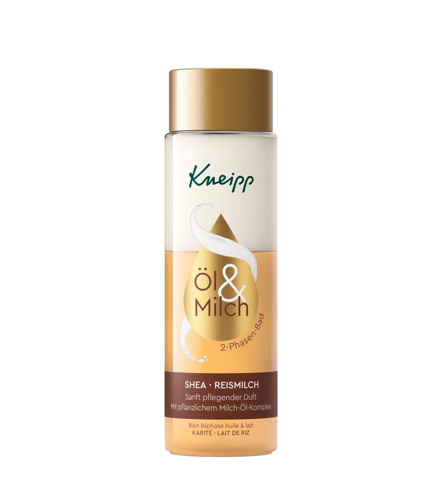 Kneipp 2-Phase Bathroom Shea Rice Milk - Luxurious Bath Additive Gentle Care & Cleaning 250ml | International Shipping - Buy Online on SooperMarket.com