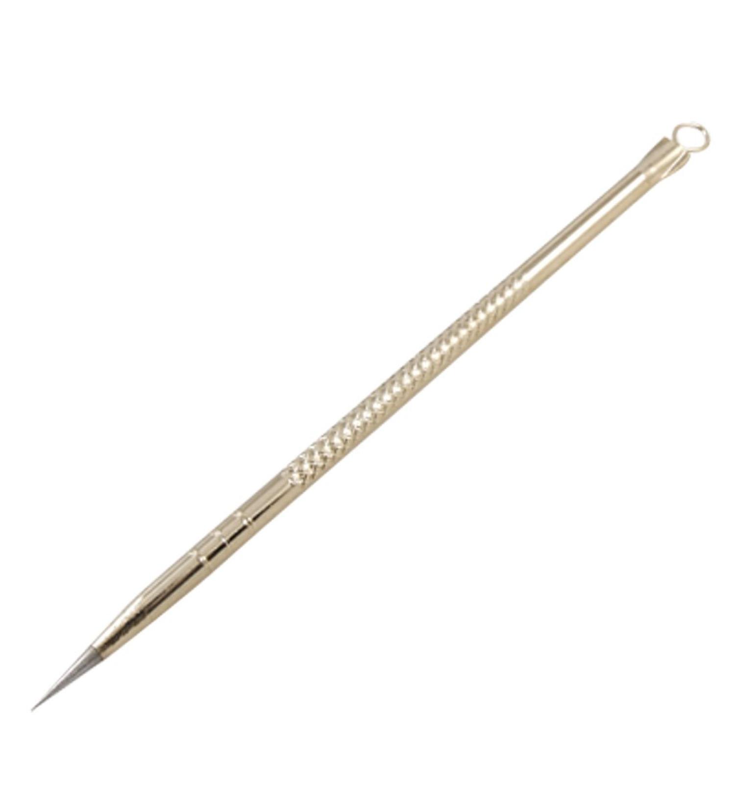 Ruilogod Blackhead Extractor Gold Tone Acne pin Beauty Tool