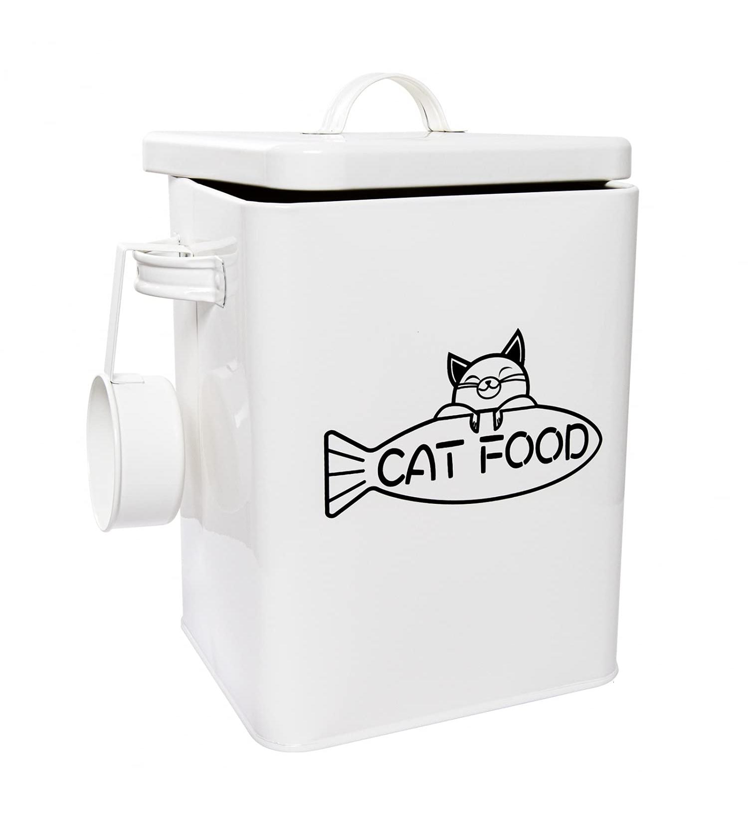 Vumdua Farmhouse Pet Food Storage Container Set - Airtight, Durable, With Scoop | Perfect Gift for Pet Owners - Buy Online on SooperMarket.com