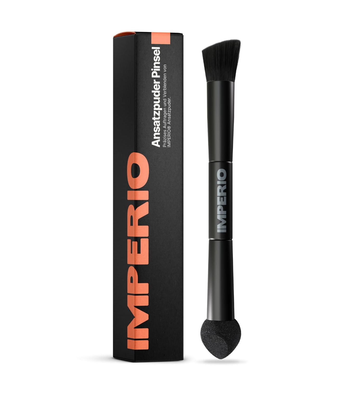 IMPERIO 2-in-1 root powder brush for precise application and blending of root powder on the hairline and for recreating individual hair strands - Buy Online on SooperMarket.com