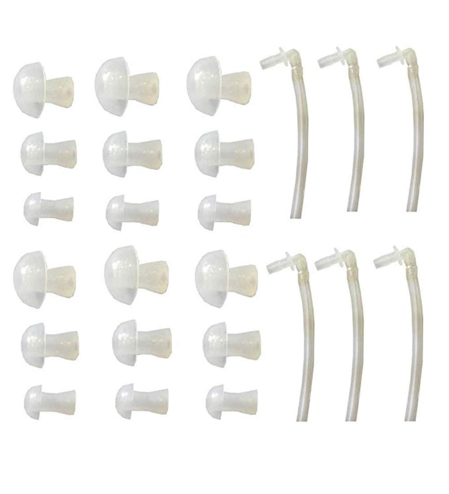 JIAHAO 18 pcs Ear Plug with 6 Tubes Resound BTE Hearing Aid Aids Eartips Domes (Size S M L) - Buy Online on SooperMarket.com