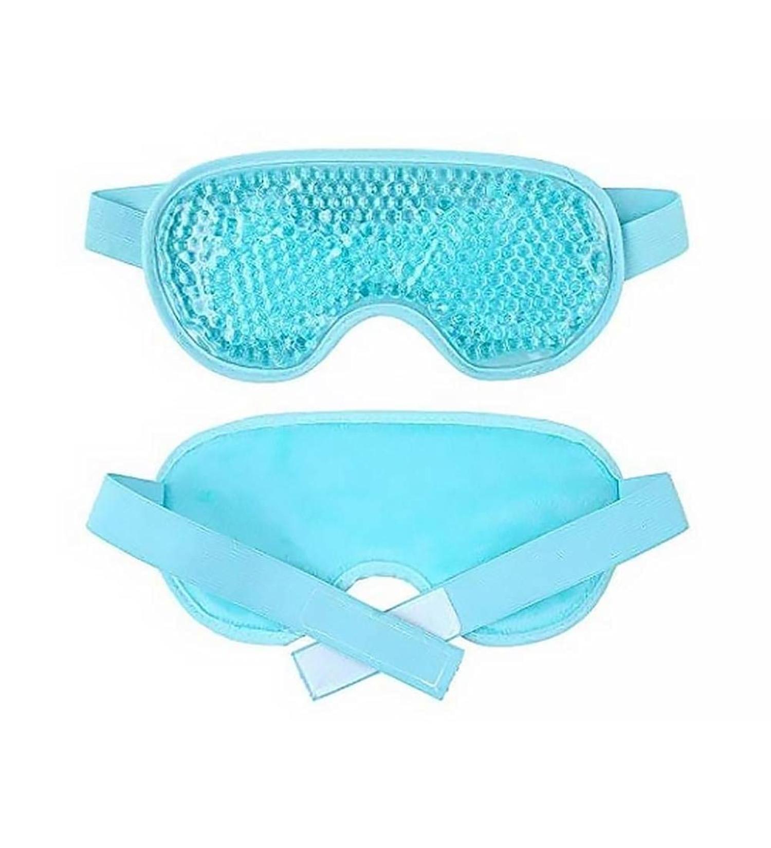 Cooling Eye Cover Durable Sleep Eye Cover for Eye Care Reusable Washable Gel Bead Eye Cover for Dark Circles and Eye Bags Hot Cold Compress Eye Mask for Puffiness Migraines Eye Surgery(sky blue) - Buy Online on SooperMarket.com