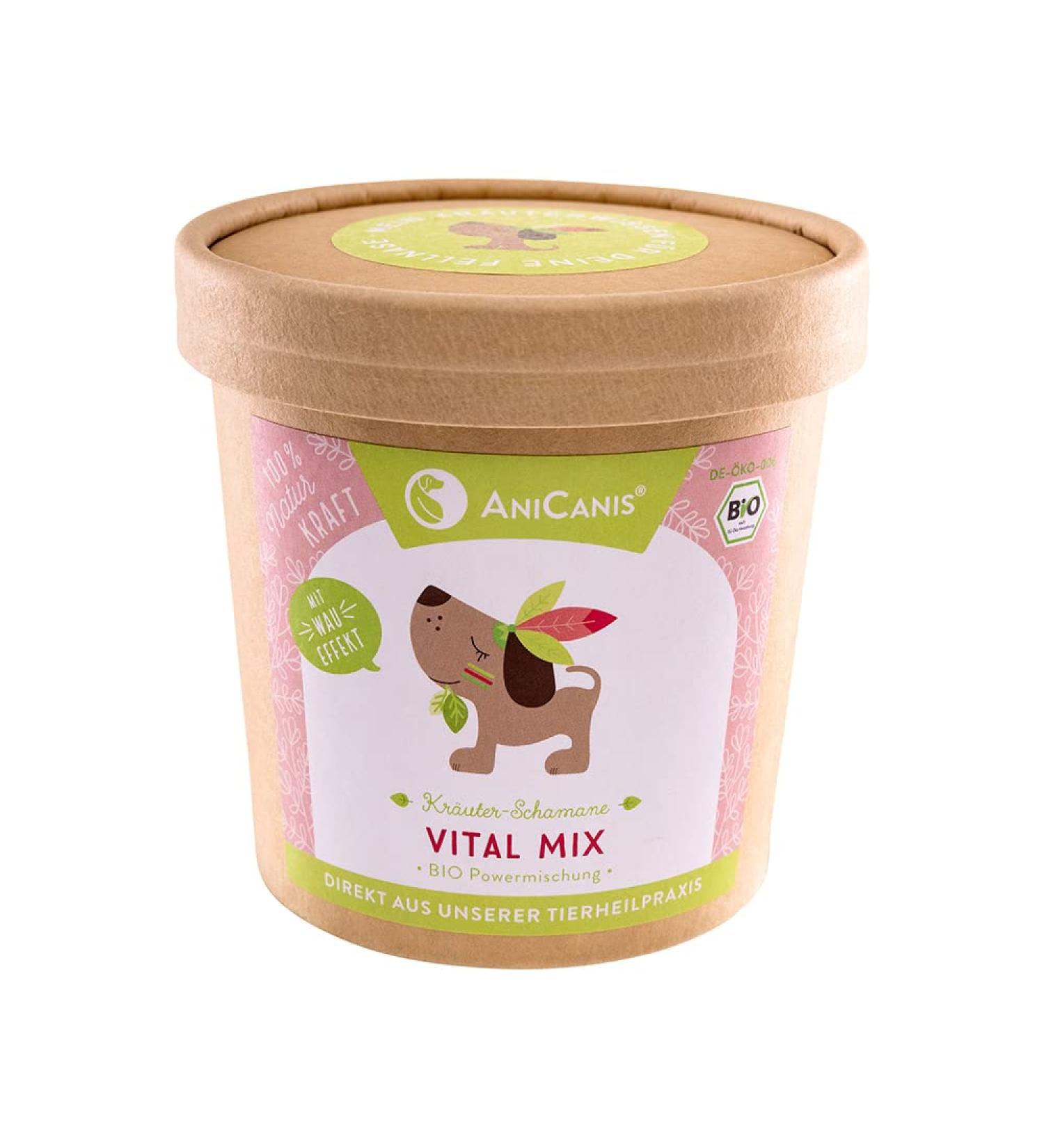 Anicanis Bio Vital Mix for Dogs - Organic Multivitamin & Superfood Supplement with 8 Essential Amino Acids - 150g Dietary Feed for Optimal Health - Buy Online on SooperMarket.com
