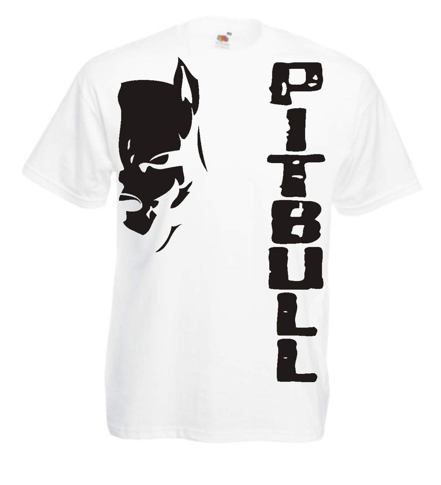 Generico t-Shirt Pitbull Fight Dog Kickboxing Boxing Gift Idea 12 Colors also for Children 8 Years White