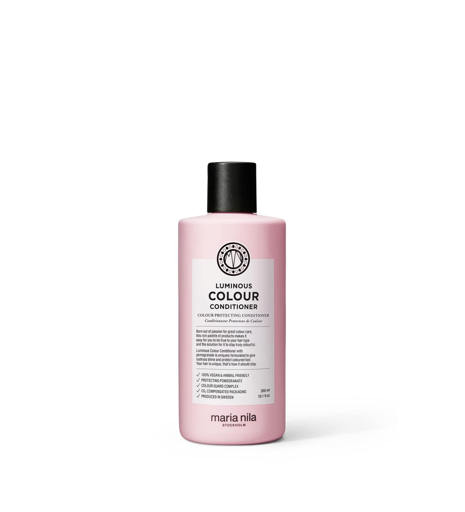 Maria Nila Luminous Color Pomegranate Conditioner 10.1 Fl Oz | Color Protection, Hydration, 100% Vegan, Sulfate/Paraben Free - Buy Online on SooperMarket.com